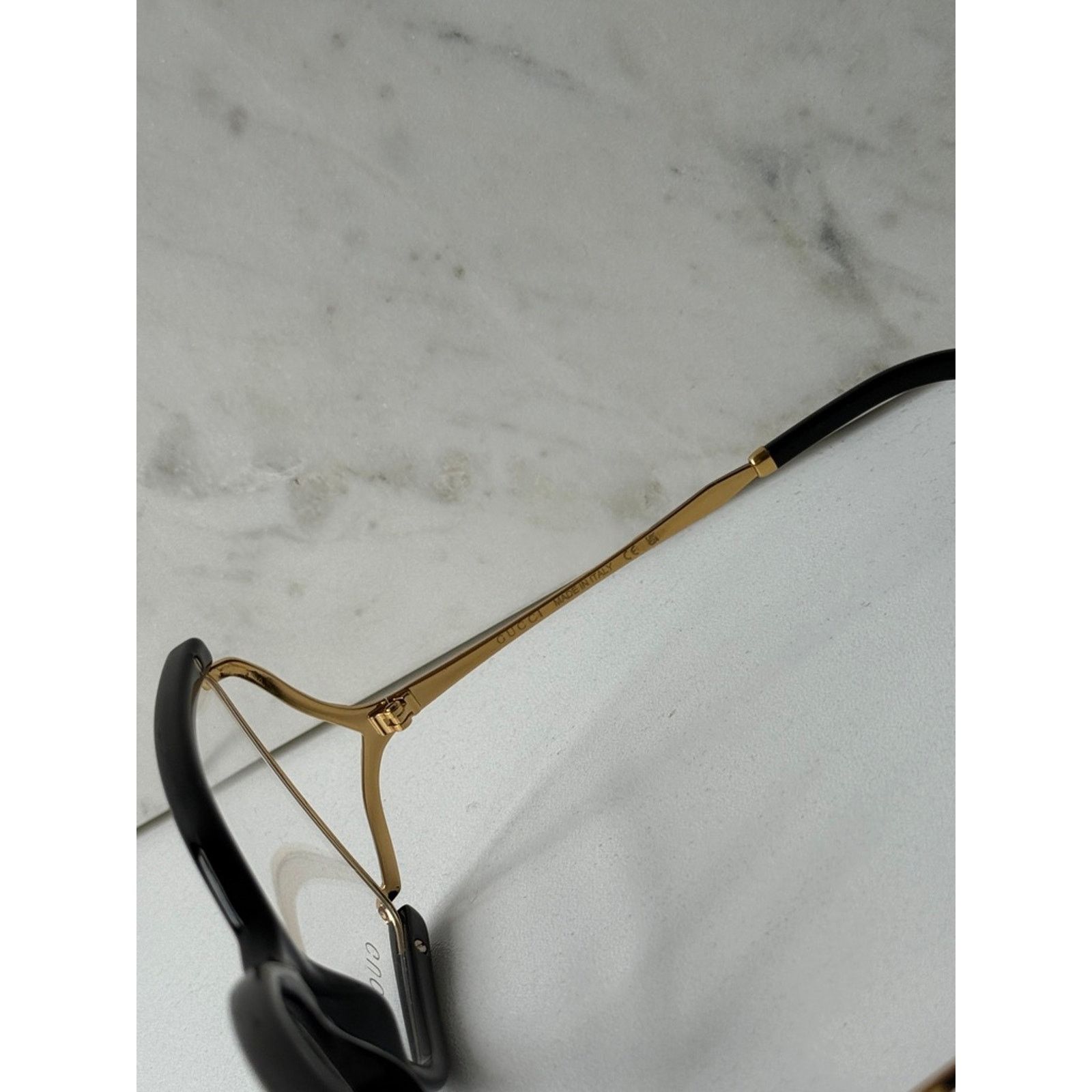 Gucci NEW Gucci GG0592O Oversized Square Black Eyeglasses $565 Size ONE SIZE - 5 Thumbnail