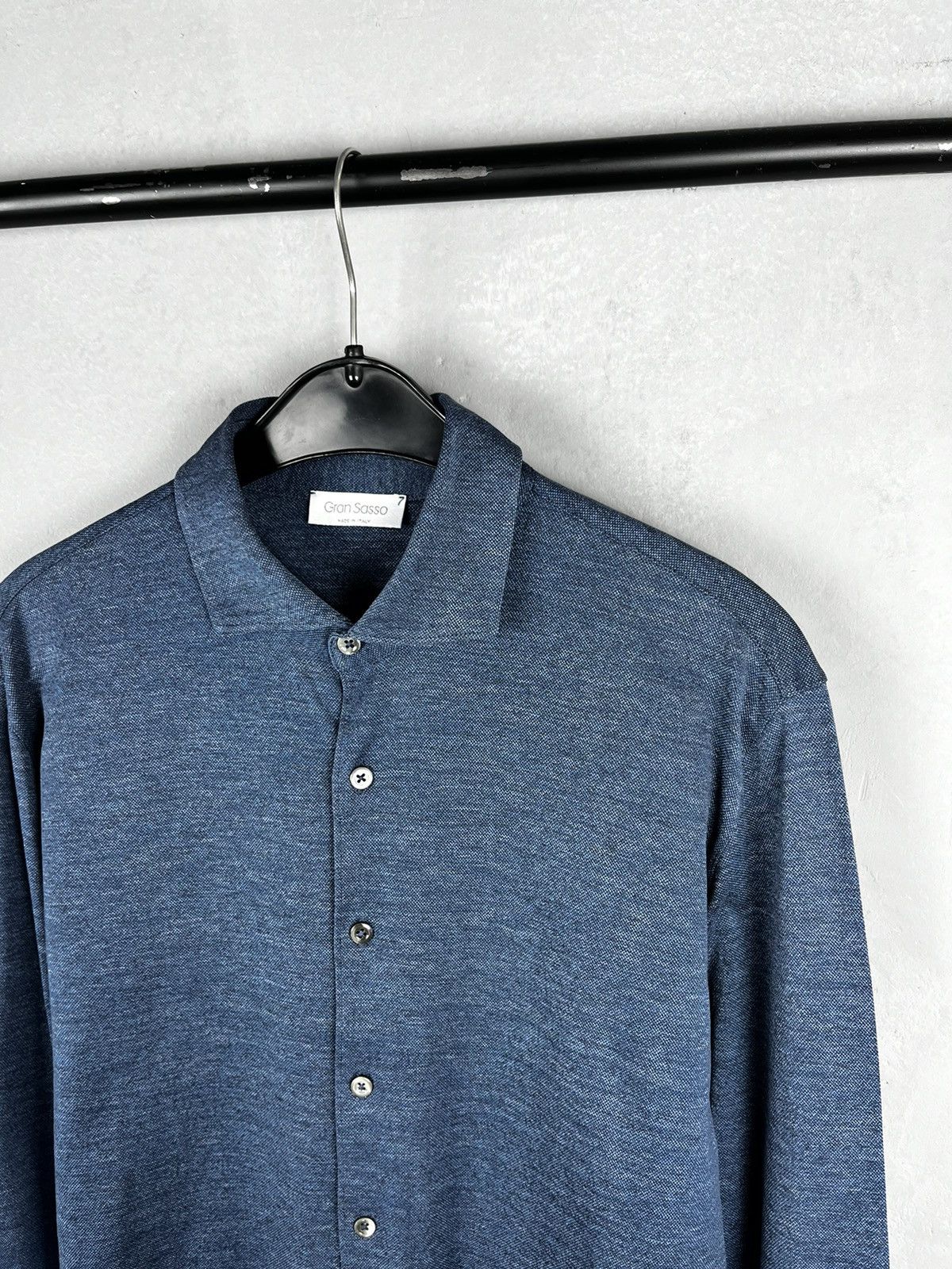Gran Sasso Gran Sasso Shirt Pullover Mens Size L Hype Authentic Size US L / EU 52-54 / 3 - 3 Thumbnail