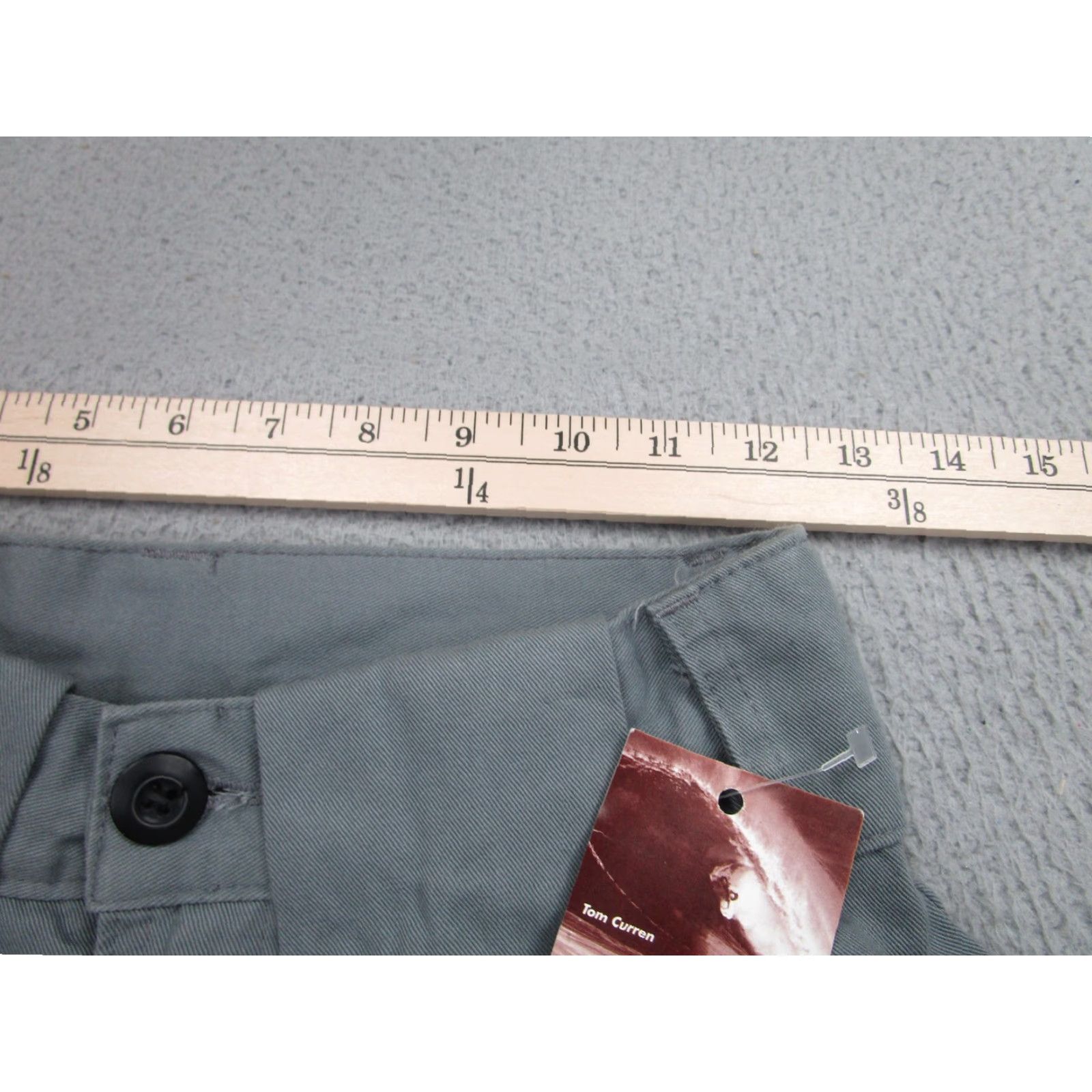 Vintage VINTAGE NSU North Shore Underground Shorts Mens 24 Gray Pleated Hawaii Built 1990s Casual Cotton 12in Inseam Mens Size US 27 - 4 Thumbnail