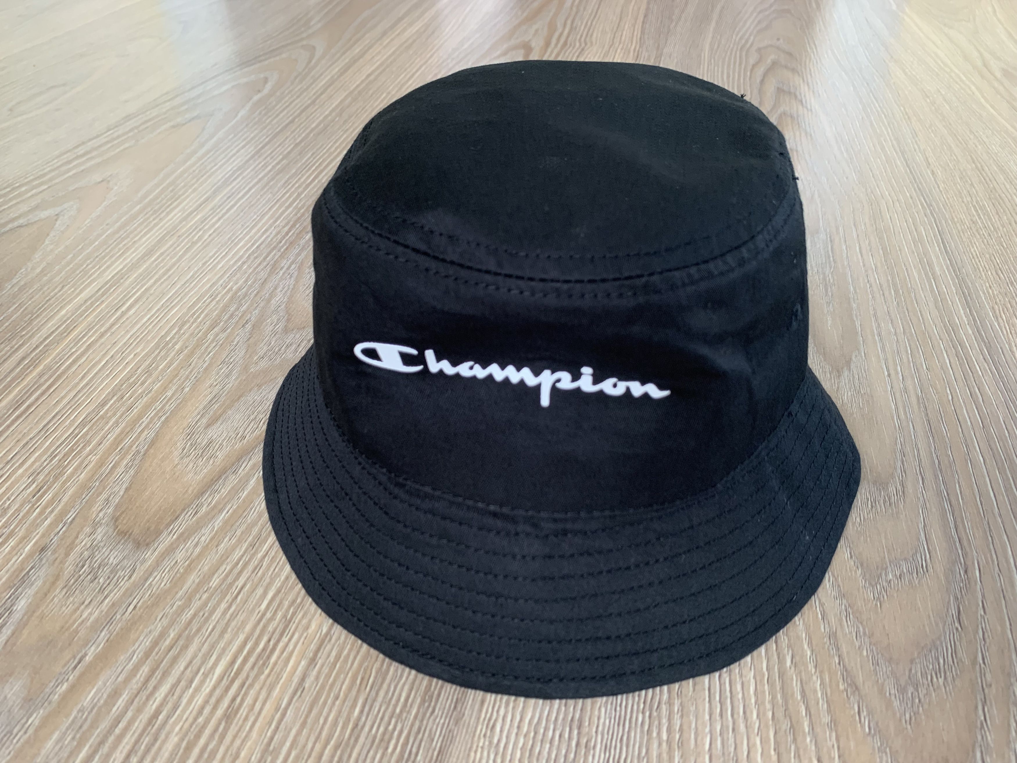 Champion Champion Black Cotton Panama Hat Size 32 - 2 Thumbnail