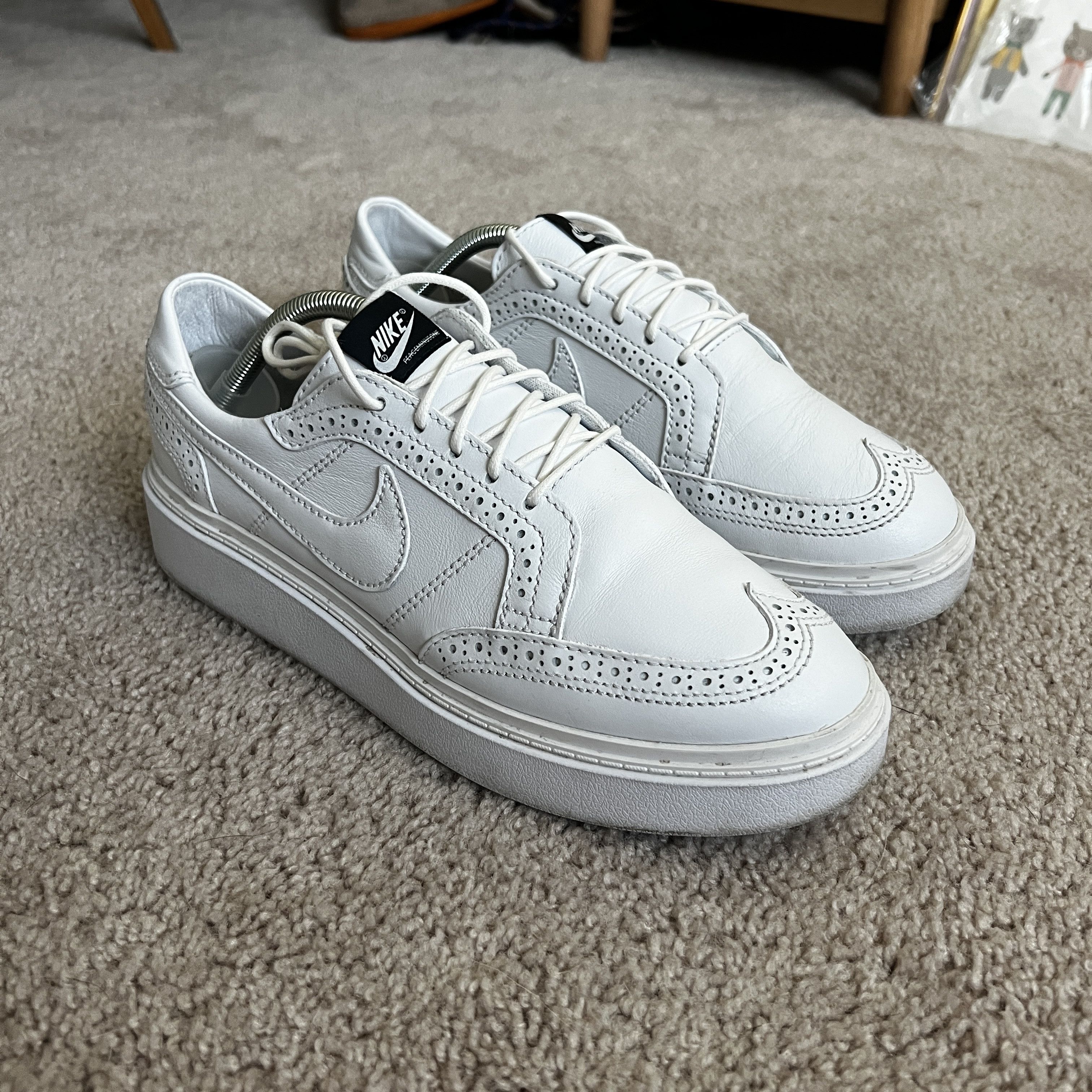 Nike × peaceminusone Nike x Peaceminusone Kwondo 1 Triple White Size US 9.5 / EU 42-43 - 2 Thumbnail