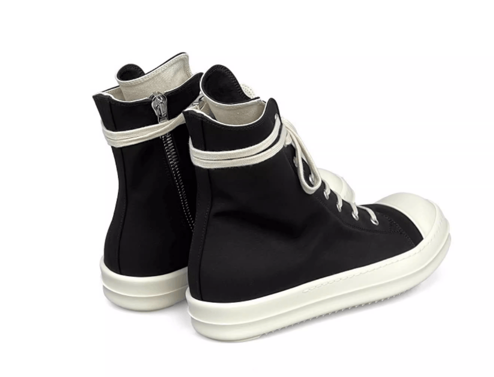 Rick Owens Drkshdw Rick Owens DRKSHDW Men's Canvas High Top Sneakers Size US 10 / EU 43 - 6 Thumbnail