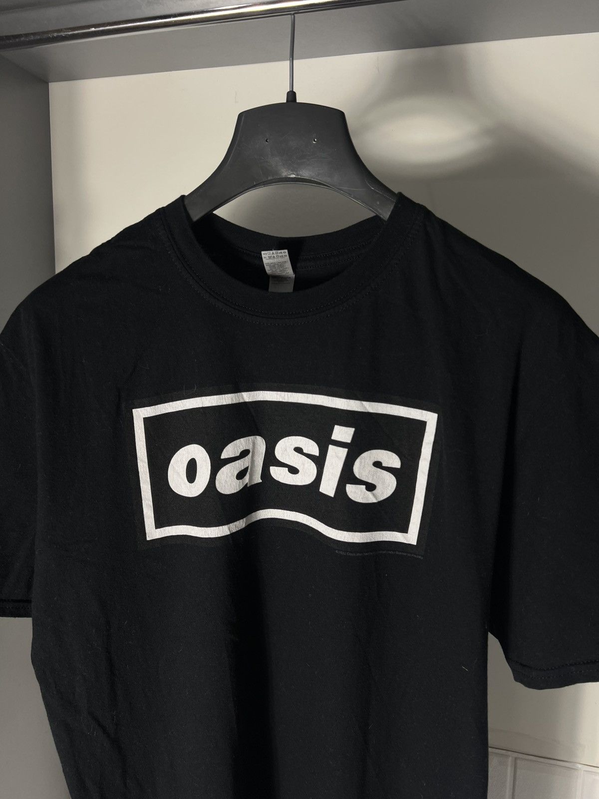 Band Tees × Vintage VERY RARE OASIS BIG LOGO ROCK T-SHIRT AMAZING PUNK METAL 90s Size US L / EU 52-54 / 3 - 2 Thumbnail