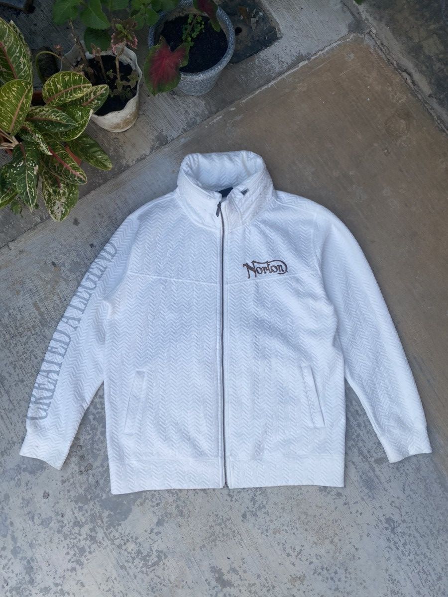 Norton Norton Woven Spellout zip up Jacket Size US XL / EU 56 / 4 - 2 Thumbnail