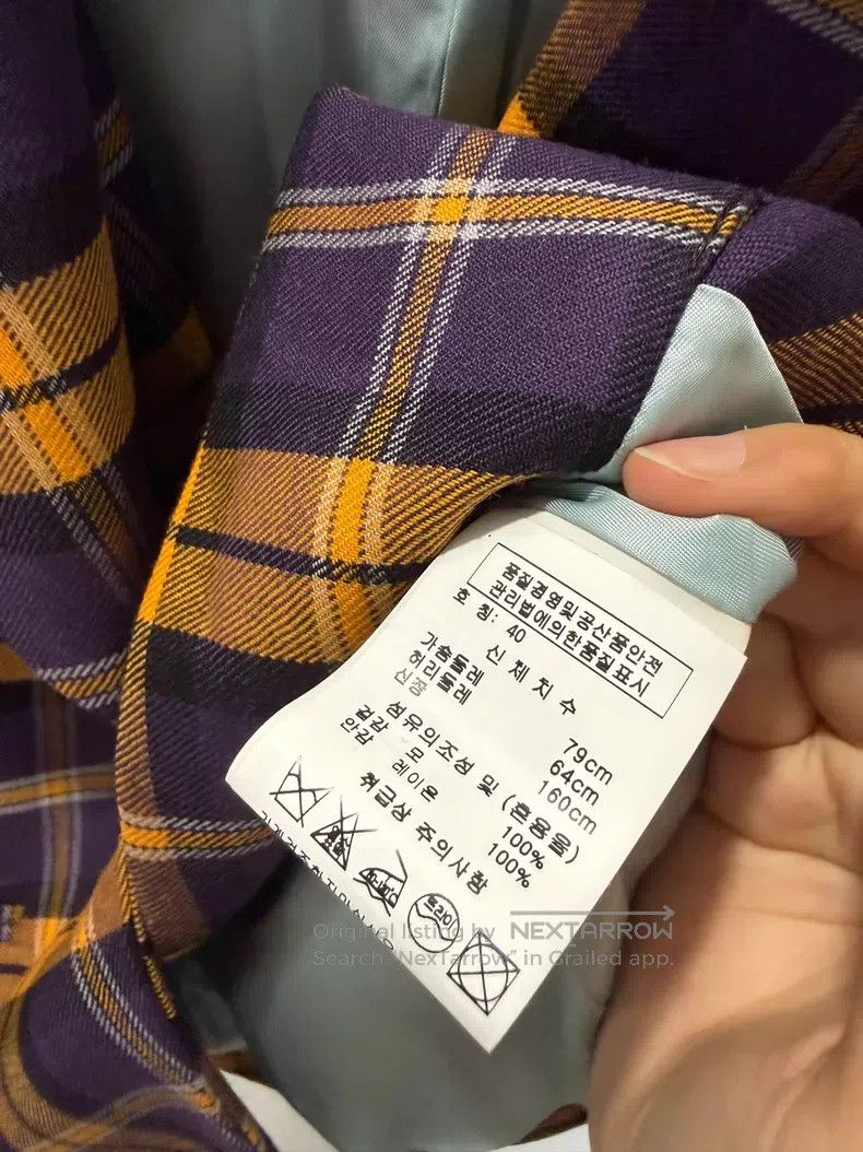 Vivienne Westwood Vivienne Westwood Yellow and Purple Plaid Set, Size 40 Jac Size S / US 4 / IT 40 - 5 Thumbnail