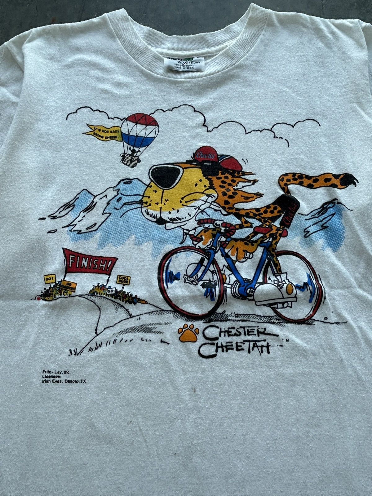 Vintage Vintage 90s Chester Cheetah Graphic Tee Cheetos Size US M / EU 48-50 / 2 - 2 Thumbnail