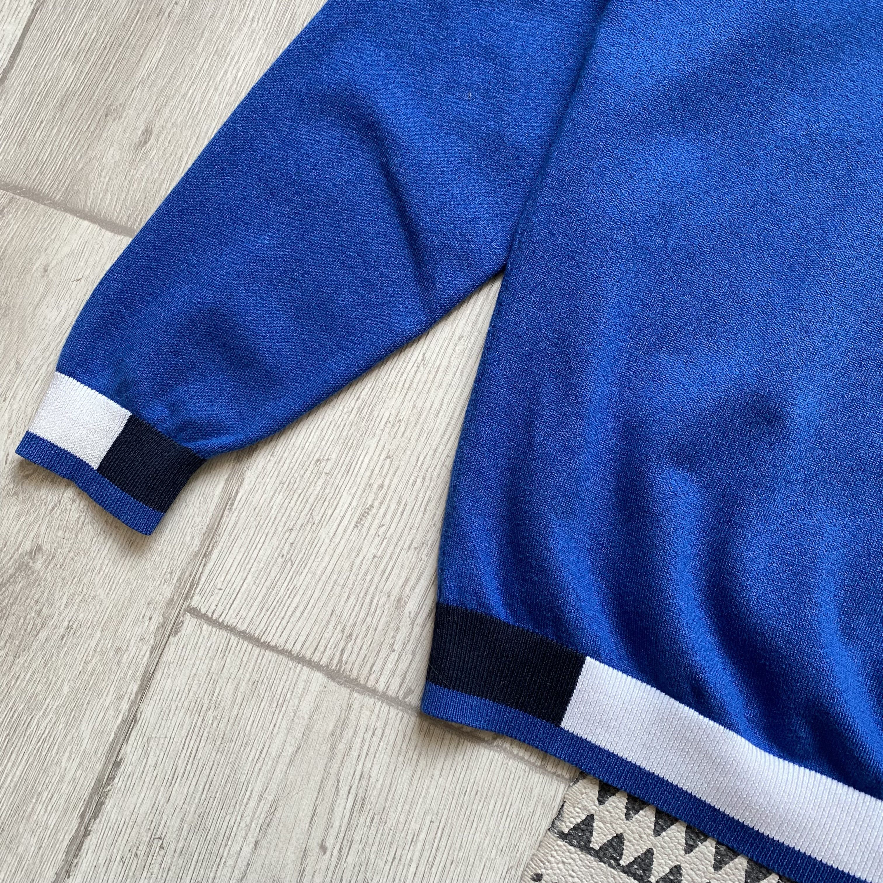 Hugo Boss Designer Hugo Boss Sweater light half zip colorblock Size US L / EU 52-54 / 3 - 5 Thumbnail