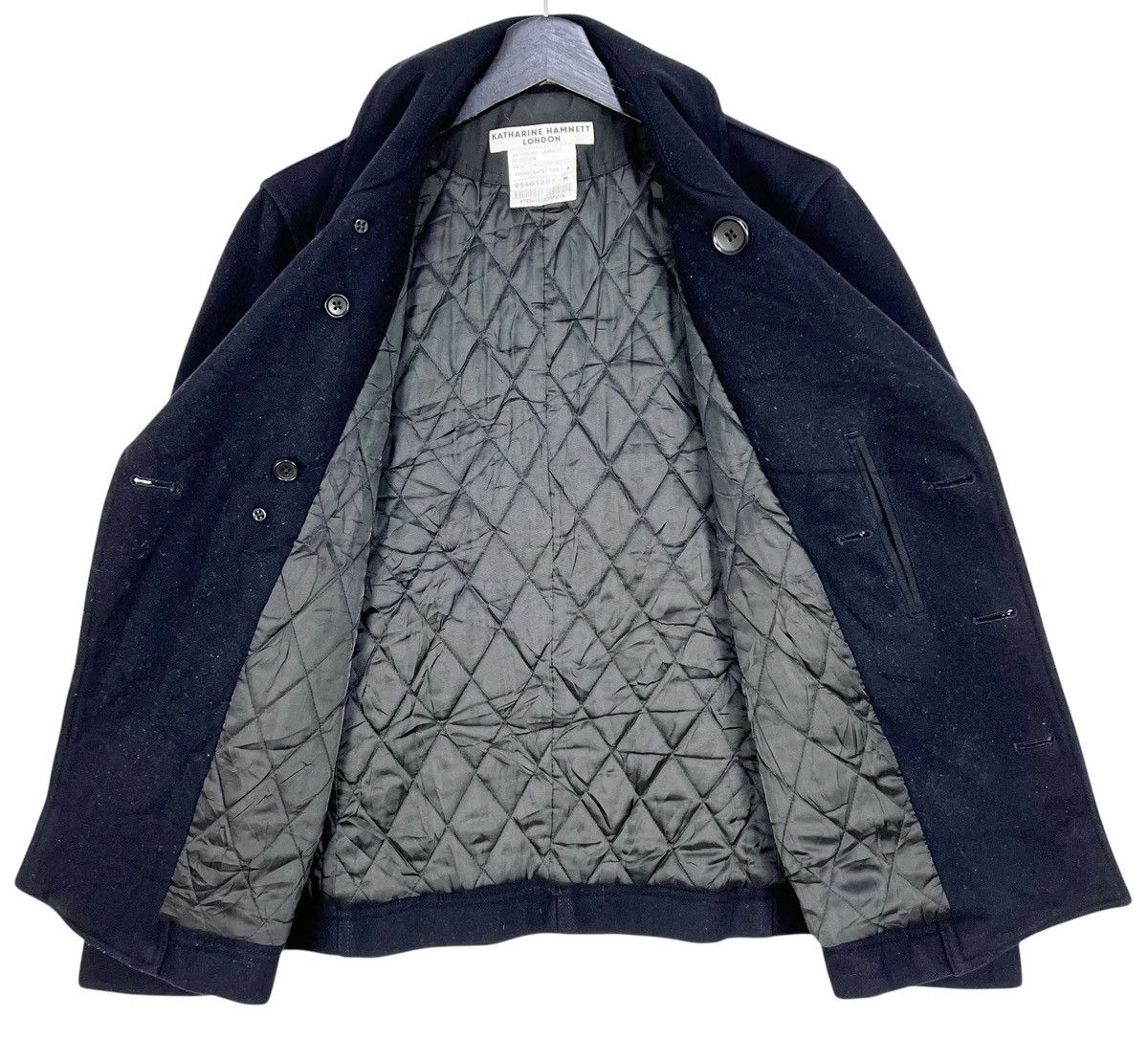 Designer × Katharine Hamnett London Katharine Hamnett London Blouson Women Wool Peacoat Size M / US 6-8 / IT 42-44 - 9 Thumbnail