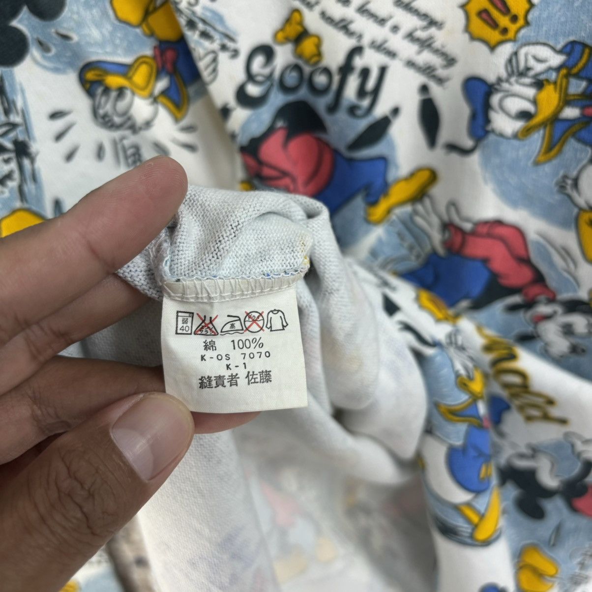 Disney × Mickey Mouse × Vintage Vintage Mickey Family by Walt Disney Long Sleeve Shirt Size US M / EU 48-50 / 2 - 10 Thumbnail