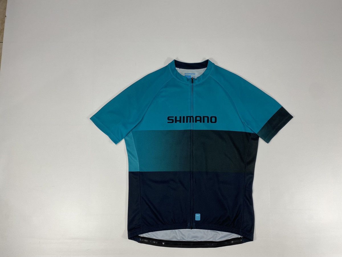 Other Shimano Cycling Biker Sport Jersey Teal Black Size US XL / EU 56 / 4 - 12 Thumbnail