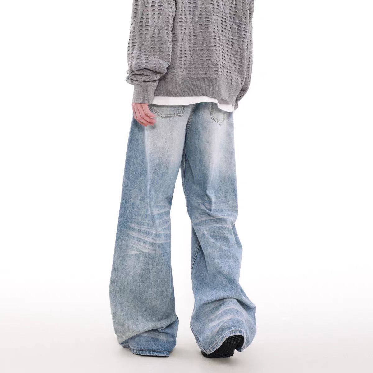 Japanese Brand × Jean Casual Washed Straight Loose Vintage Jeans Size US 33 - 4 Thumbnail