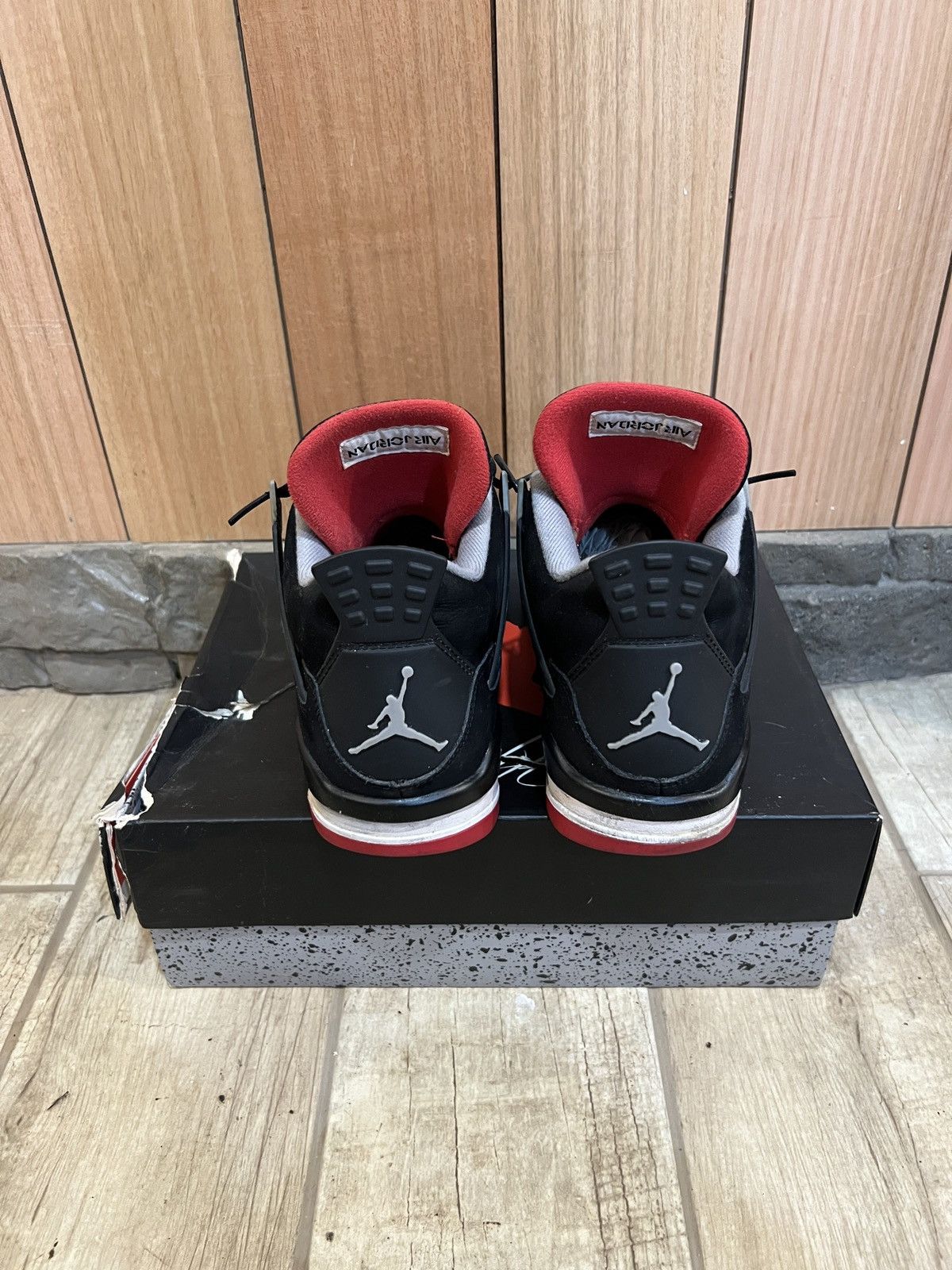Jordan Brand OG Jordan Retro “Bred” 4s Size US 10 / EU 43 - 3 Thumbnail