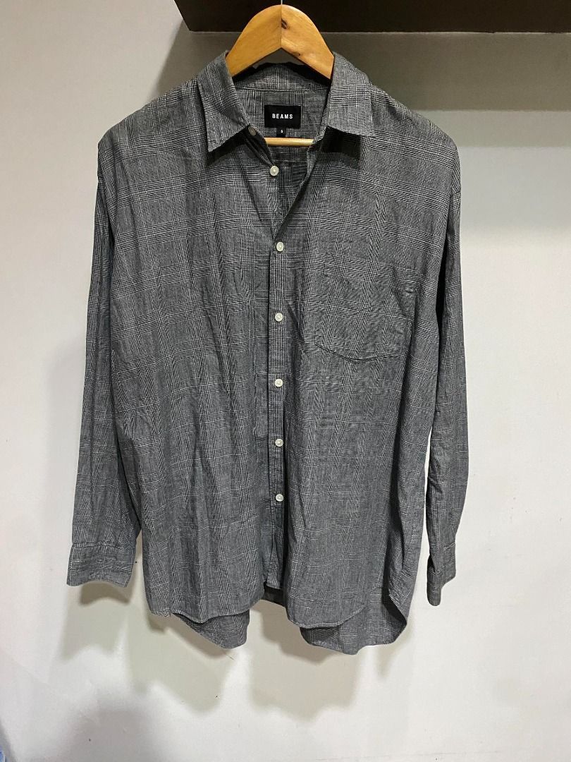 Beams Plus Beams Japan Cotton And Linen-blend Oversized Shirt Size US L / EU 52-54 / 3 - 3 Thumbnail