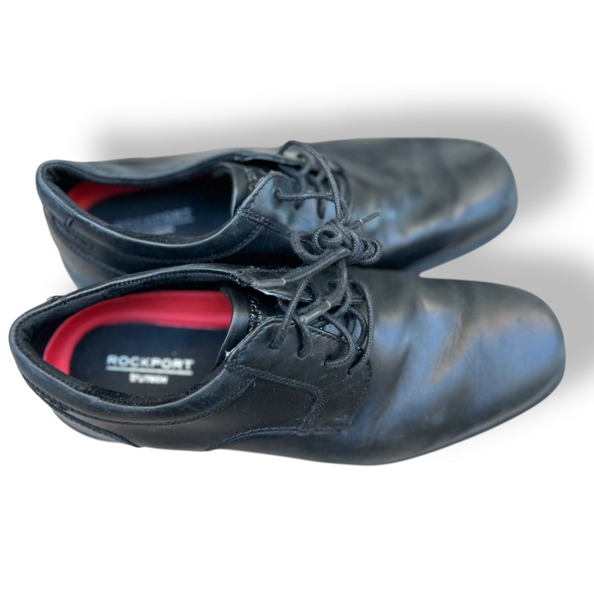 Rockport Mens Rockport Black Leather Oxford Shoes Size 8.5 Made In In Size US 8.5 / EU 41-42 - 8 Thumbnail