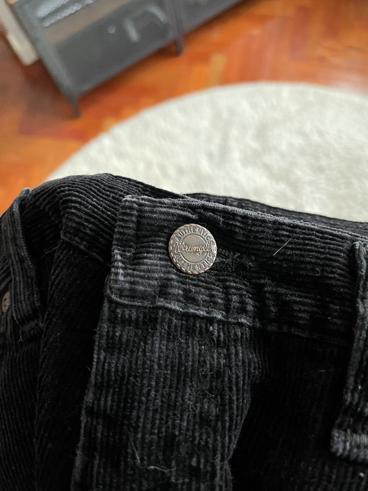 Vintage × Wrangler Wrangler corduroy black pants Size US 34 / EU 50 - 5 Thumbnail