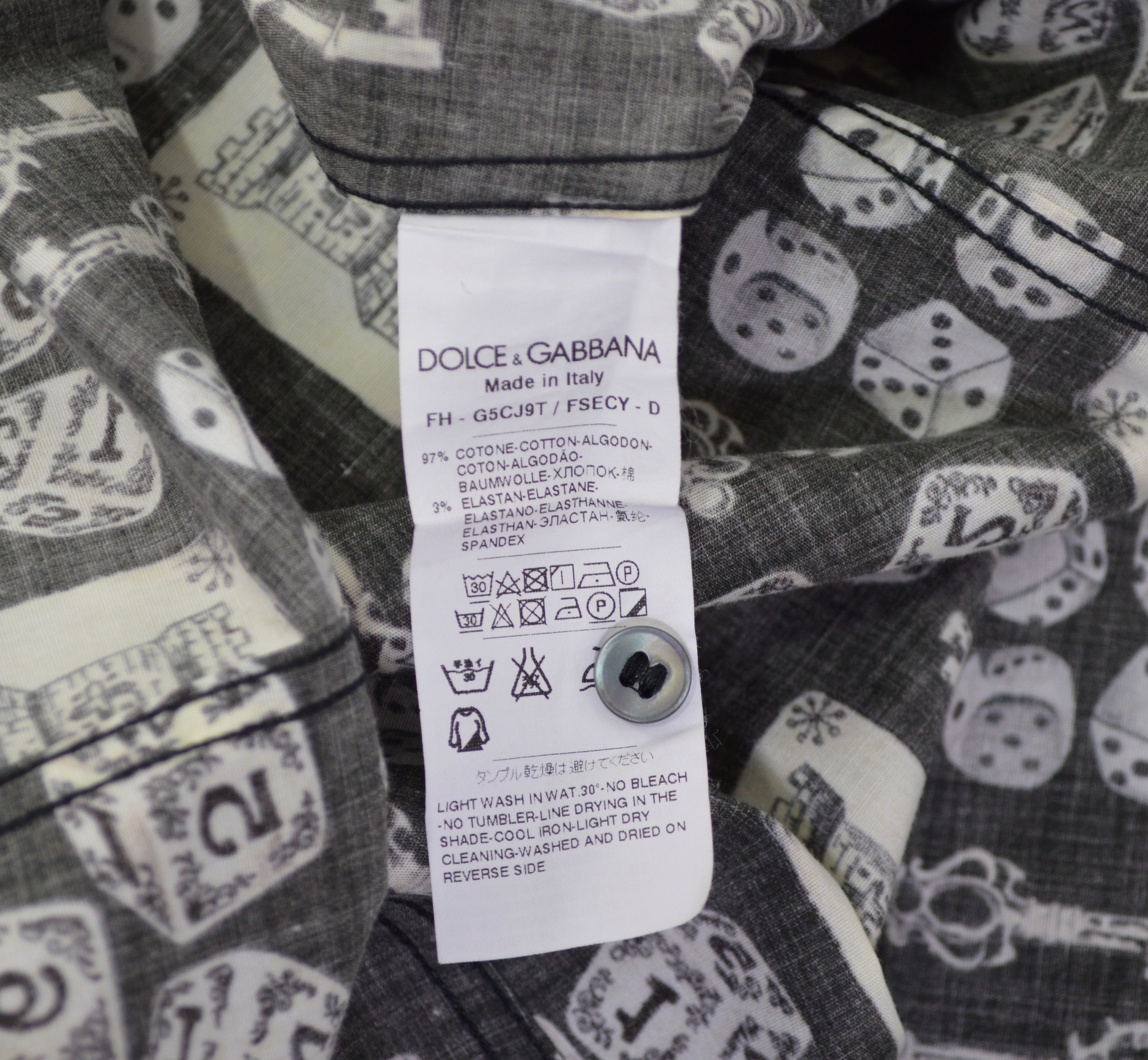 Dolce & Gabbana Men's Dolce & Gabbana Sicilia Dress Shirt 42 16.5 Print Size US L / EU 52-54 / 3 - 9 Thumbnail