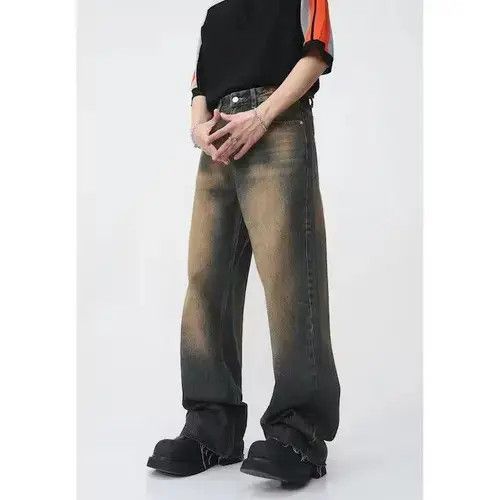 Japanese Brand Gradient Wash Blue Denim Jeans Size US 32 / EU 48 - 2 Thumbnail