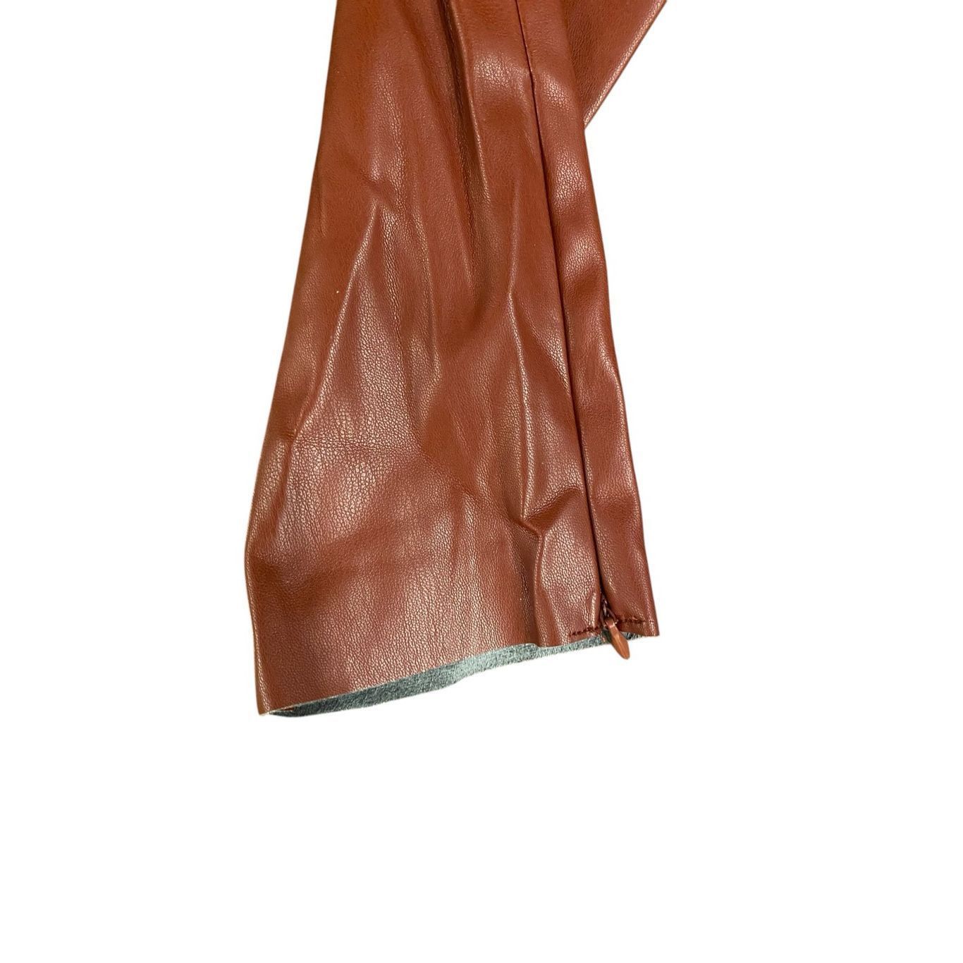 Zara Zara High-rise Faux Leather Leggings in Burgundy Size Small Size 26" / US 2 / IT 38 - 5 Thumbnail