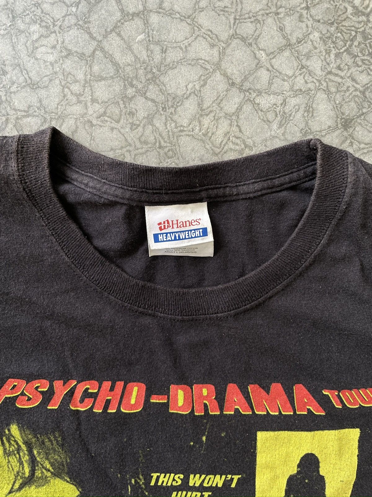 Band Tees × Hanes × Vintage Vintage Y2K The Psycho Drama Tour “ALICE COOPER” Band Tees Size US L / EU 52-54 / 3 - 3 Thumbnail