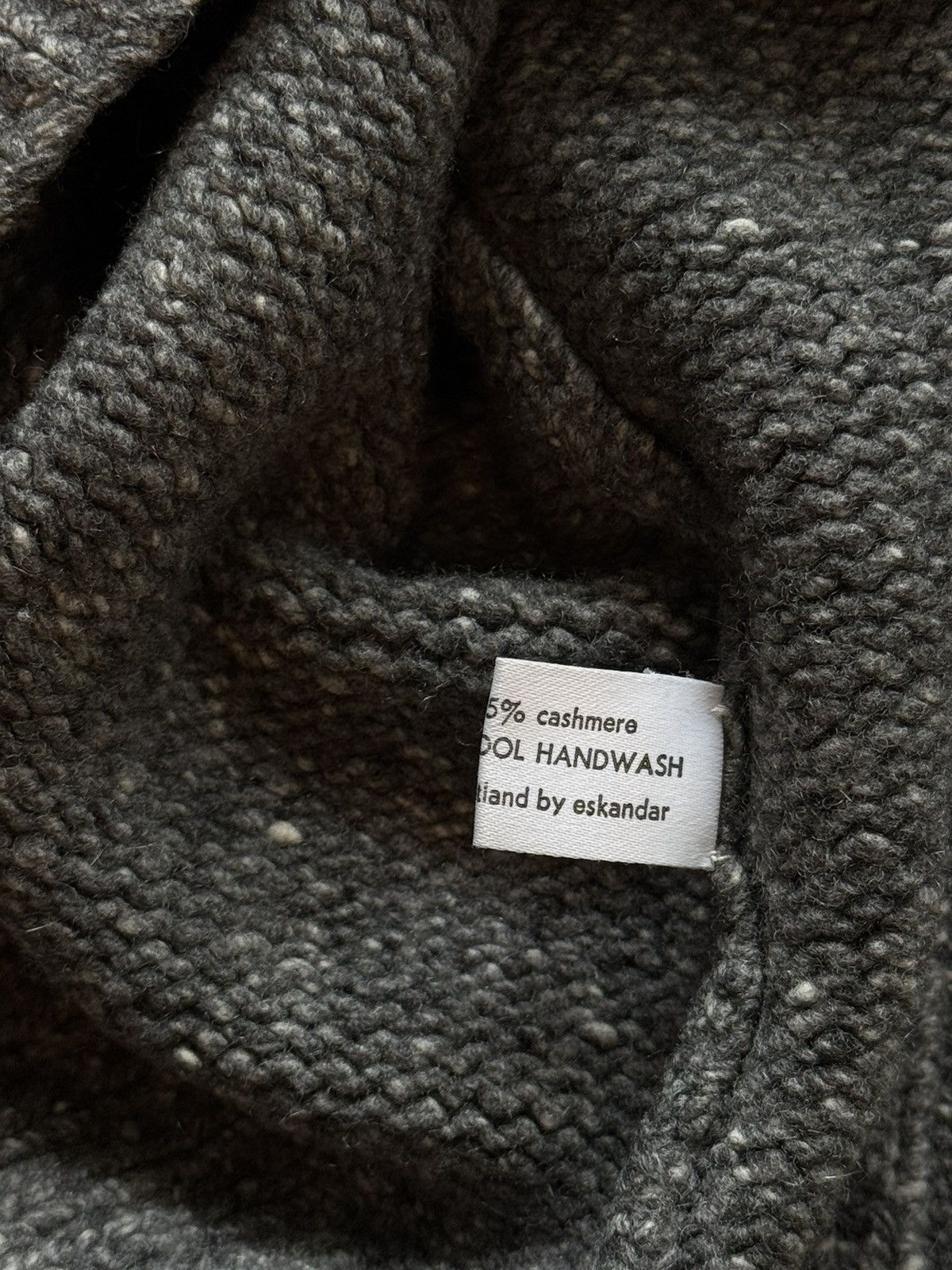Designer × eskandar Eskandar cashmere + wool blend oversized turtleneck sweater Size M / US 6-8 / IT 42-44 - 5 Thumbnail