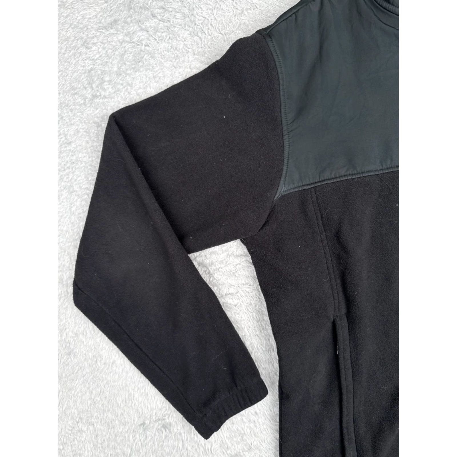 Vintage Columbia Jacket Womens Large Black Hooded Fleece Full Zip Hiking Outdoor Warm Size L / US 10 / IT 46 - 3 Thumbnail