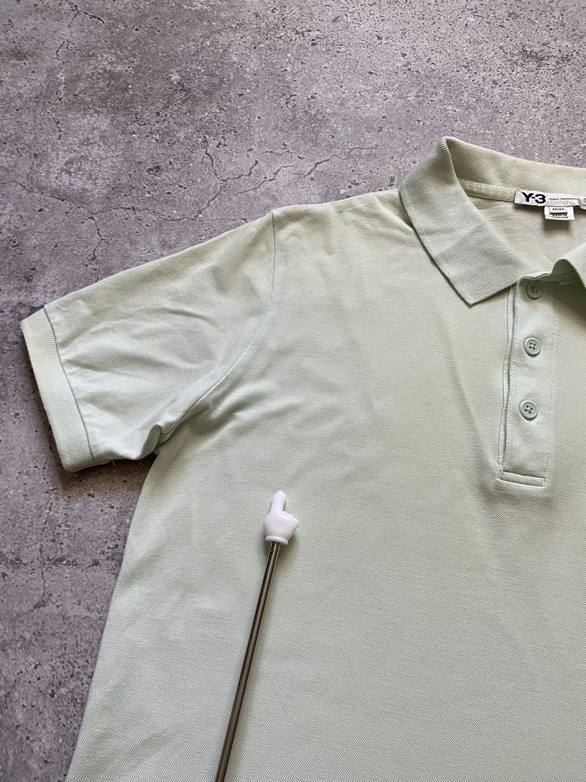 Yohji Yamamoto YOHJI YAMAMOTO x ADIDAS Y3 Collection Mint Polo Tee Shirt Size US M / EU 48-50 / 2 - 5 Thumbnail
