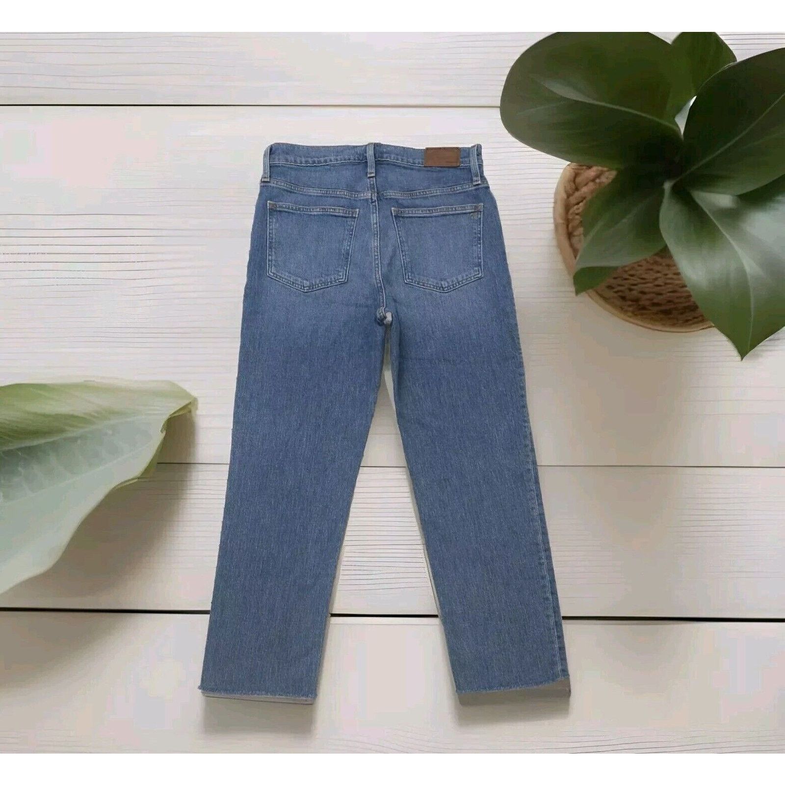 Madewell Madewell Women The Perfect Vintage Crop High Rise Raw Hem Size 29" - 3 Thumbnail