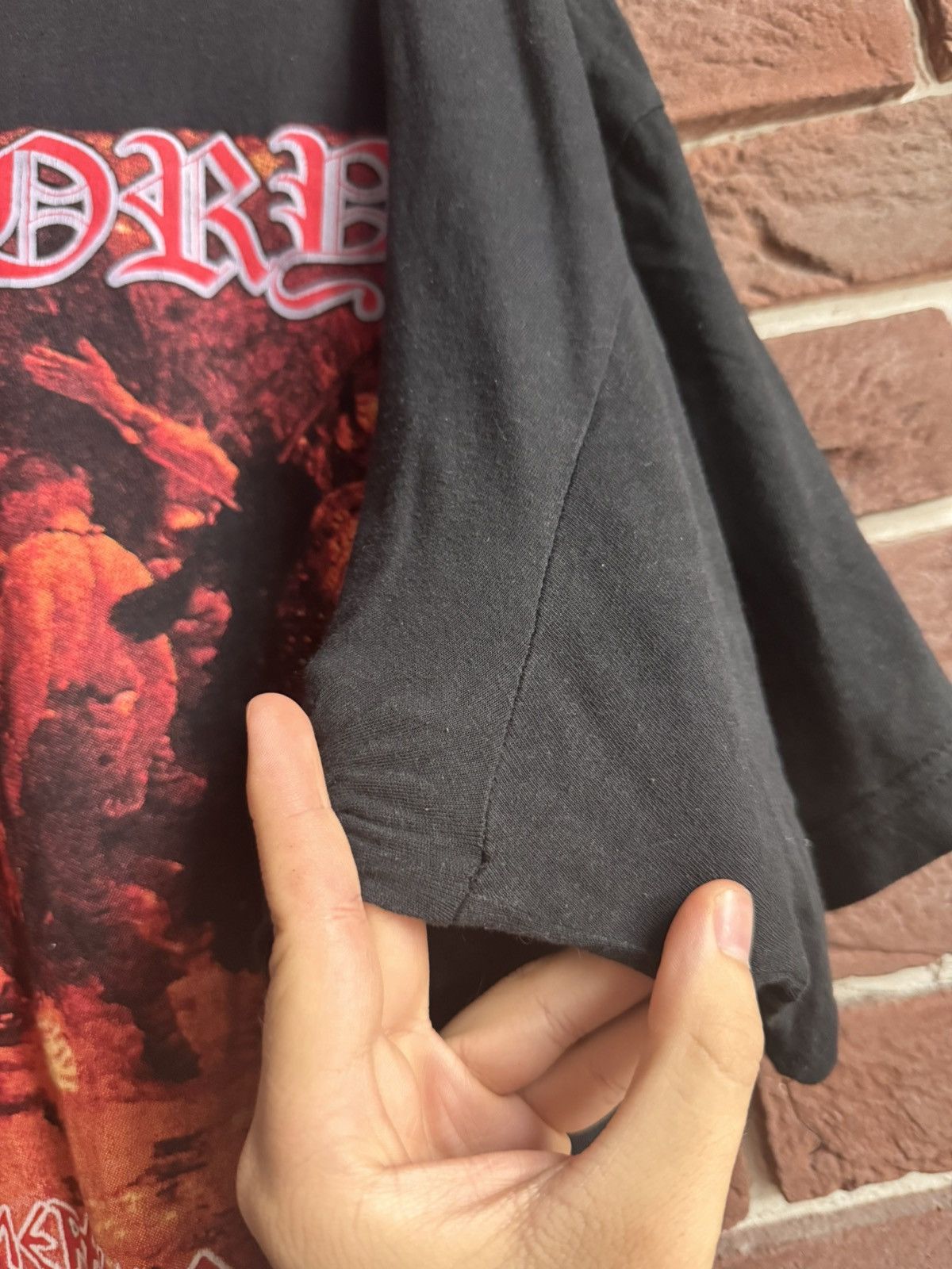 Band Tees Bathory Vintage 90s Hammerheart Black Metal Band Tee 666 Size US XL / EU 56 / 4 - 5 Thumbnail