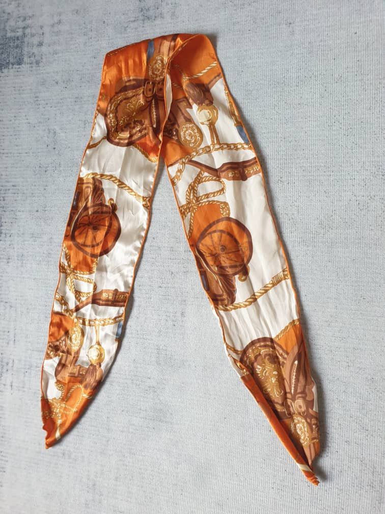 Japanese Brand Unbrand baroque style cream orange neck accessories Size ONE SIZE - 3 Thumbnail