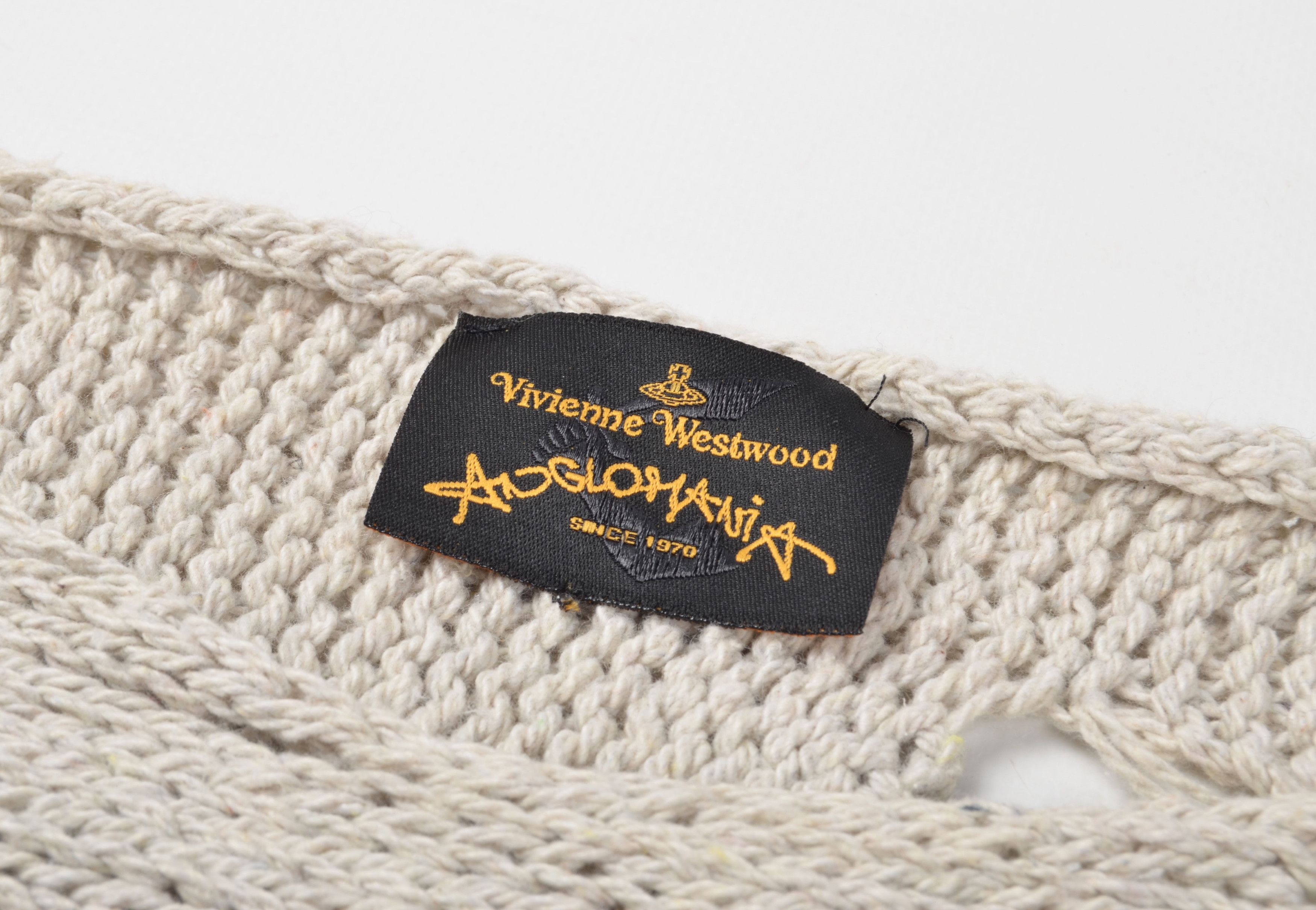 Designer × Vintage × Vivienne Westwood Vivienne Westwood Anglomania Broken Knit Distressed Jumper Size US M / EU 48-50 / 2 - 8 Thumbnail