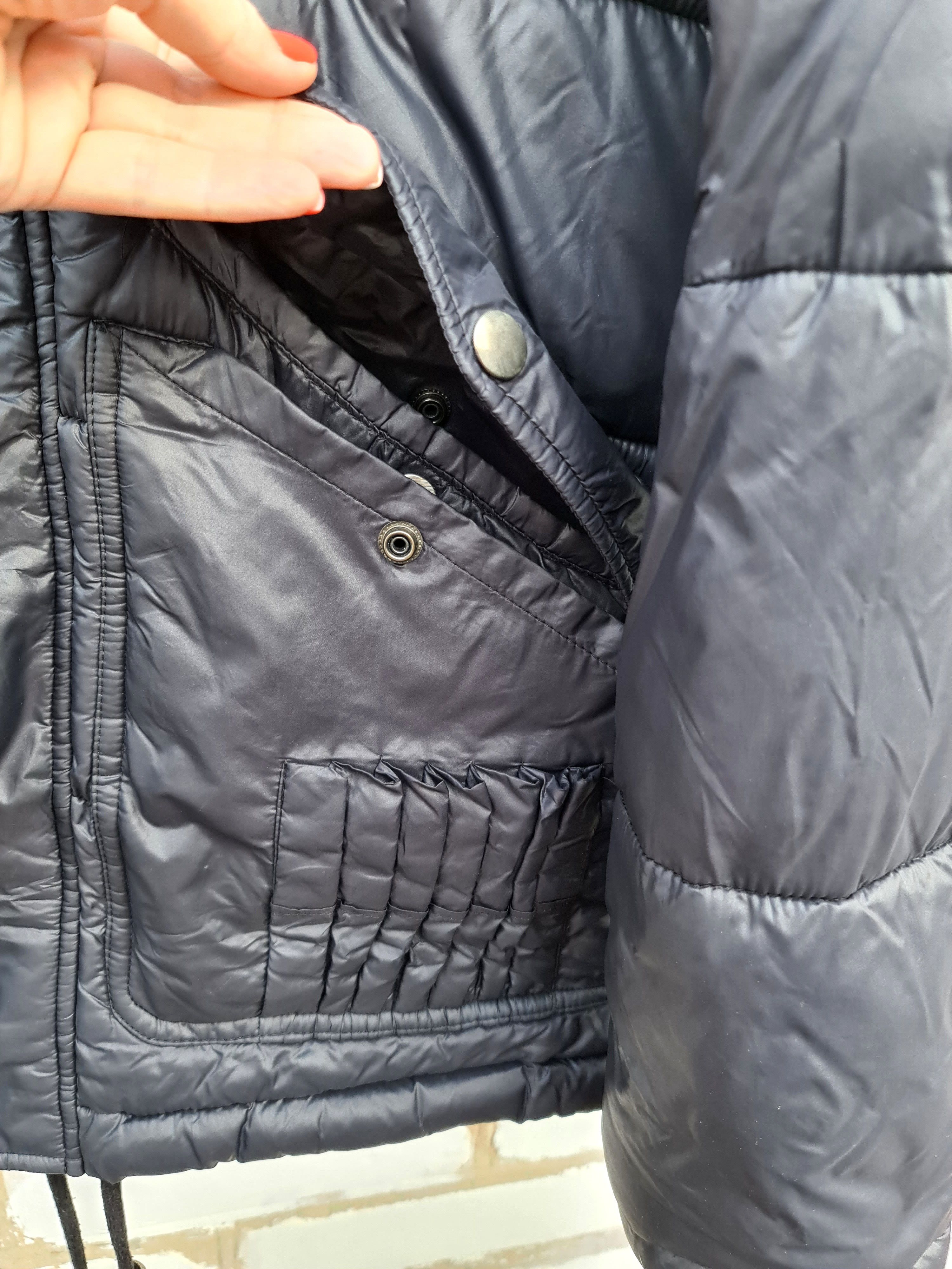 Diesel Diesel Black Hooded Down Puffer Jacket Size US L / EU 52-54 / 3 - 8 Thumbnail