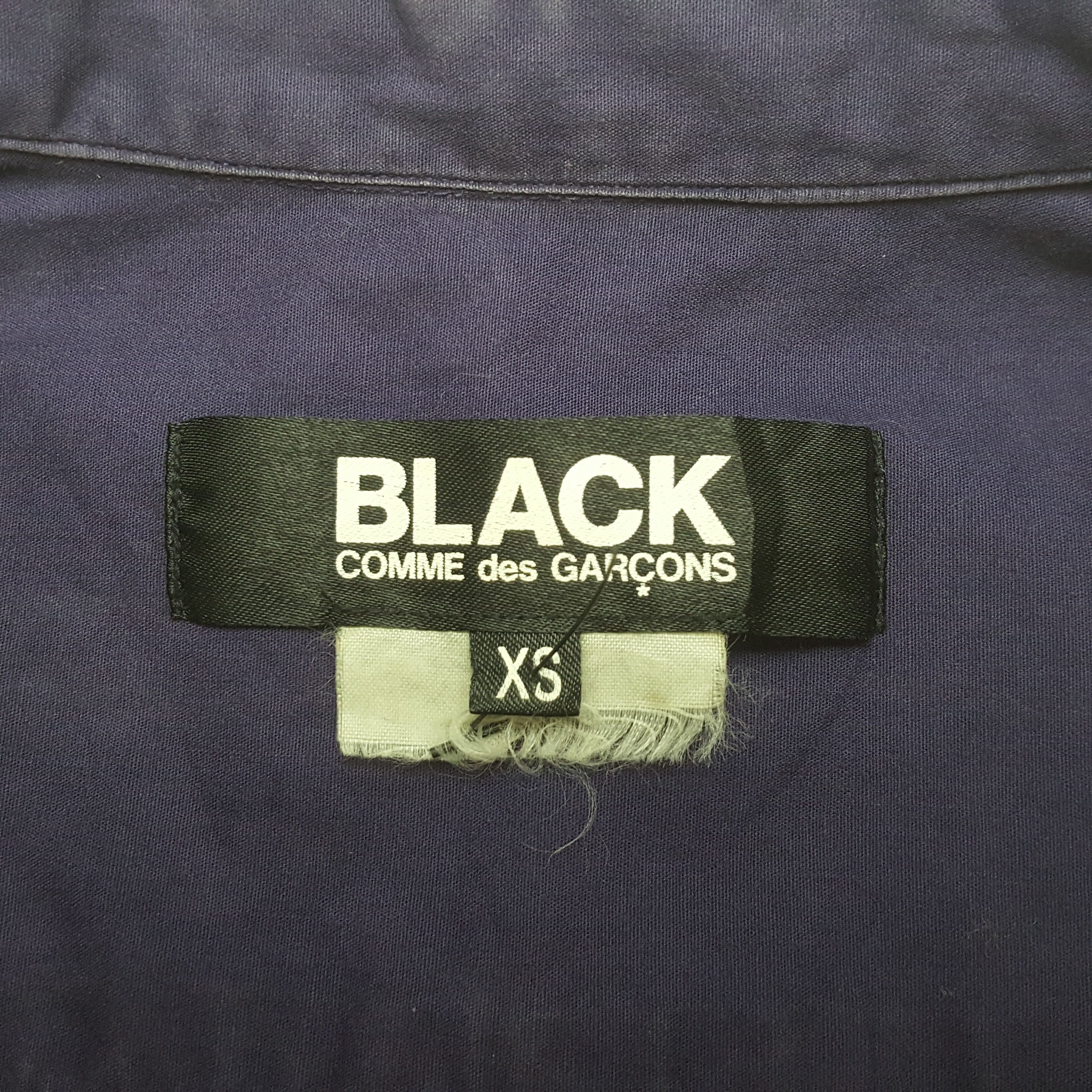 Comme des Garcons Vintage BLACK COMME des GARÇONS Japanese Designer Shirt RR27 Size US XS / EU 42 / 0 - 7 Thumbnail