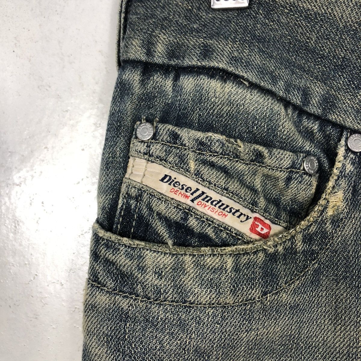 Diesel 🔥DISTRESSED RUSTY DESIGN DIESEL DENIM JEANS PATCHWORK Size US 32 / EU 48 - 21 Thumbnail