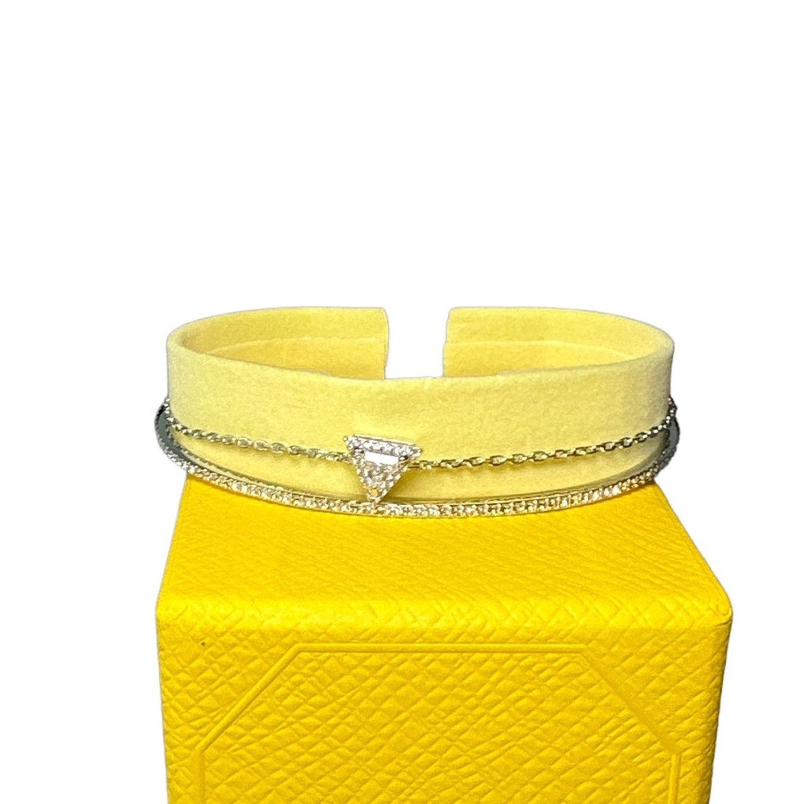 Swarovski Swarovski Ortyx bracelet Triangle cut, Pavé Medium Bracelet Size ONE SIZE - 1 Thumbnail