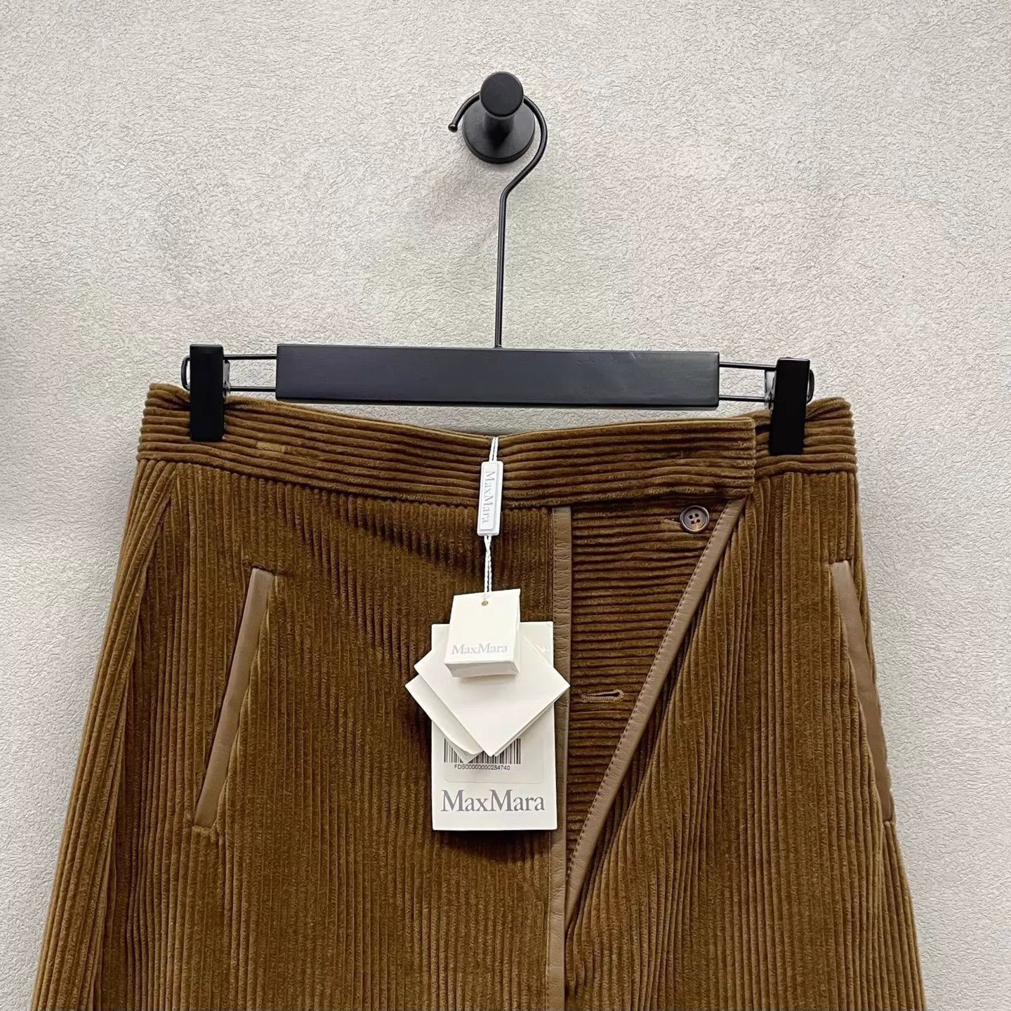 Max Mara Max Mara Corduroy Mustard Tailored Skirt Chic Side Size 32" / US 10 / IT 46 - 4 Thumbnail