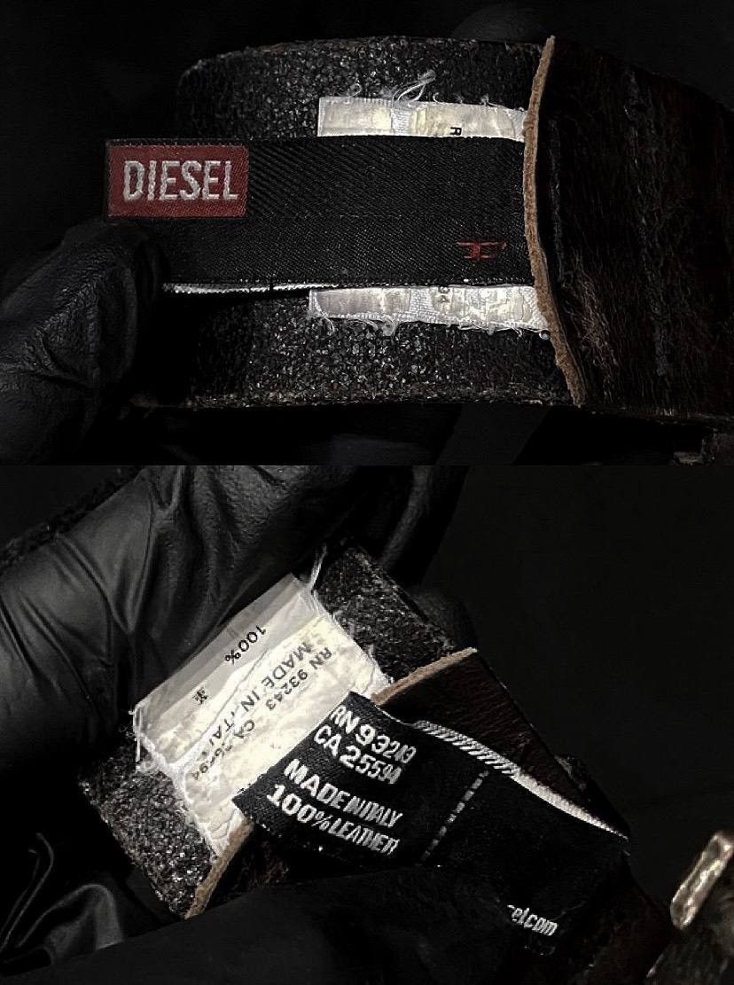 Diesel Diesel Lucky Horse Avangard Leather Belt Size ONE SIZE - 4 Thumbnail