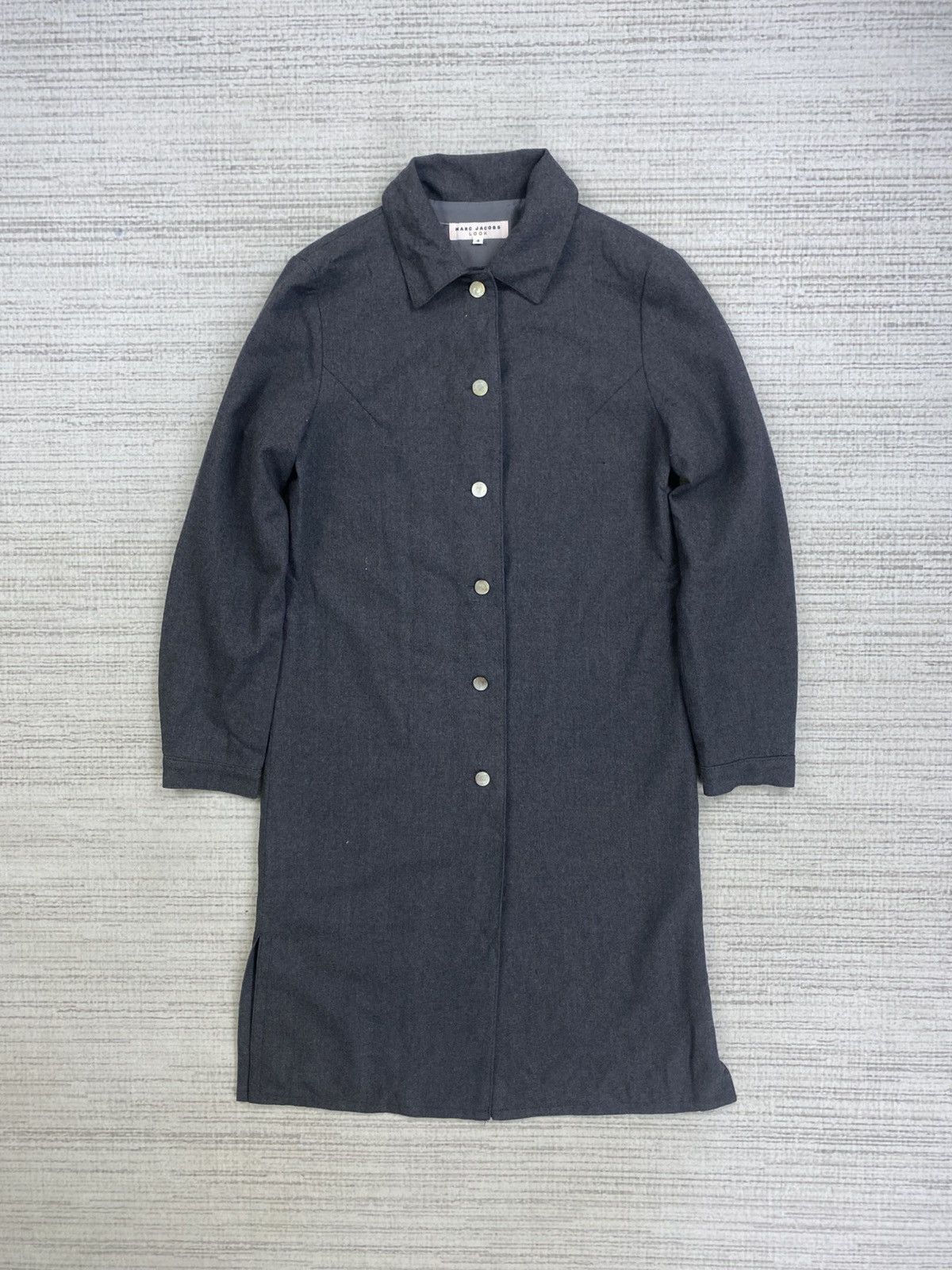 Marc Jacobs × Vintage Vintage Marc Jacobs Look Buttoed Long Wool Coat Jacket Size XS / US 0-2 / IT 36-38 - 1 Thumbnail