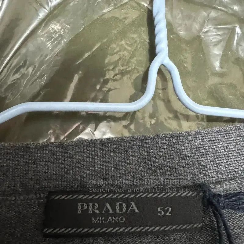 Prada Prada Men's Grey Wool Cardigan. Size US M / EU 48-50 / 2 - 3 Thumbnail