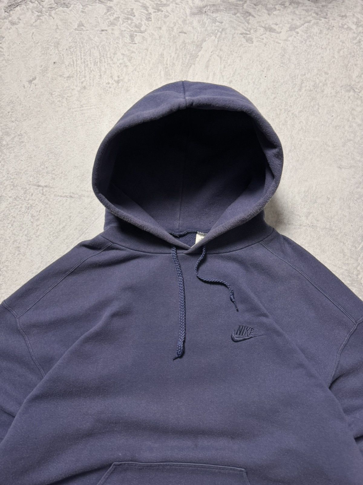 90s Nike Vintage Oversize Boxy Fit Mini Logo Hoodie Spellout