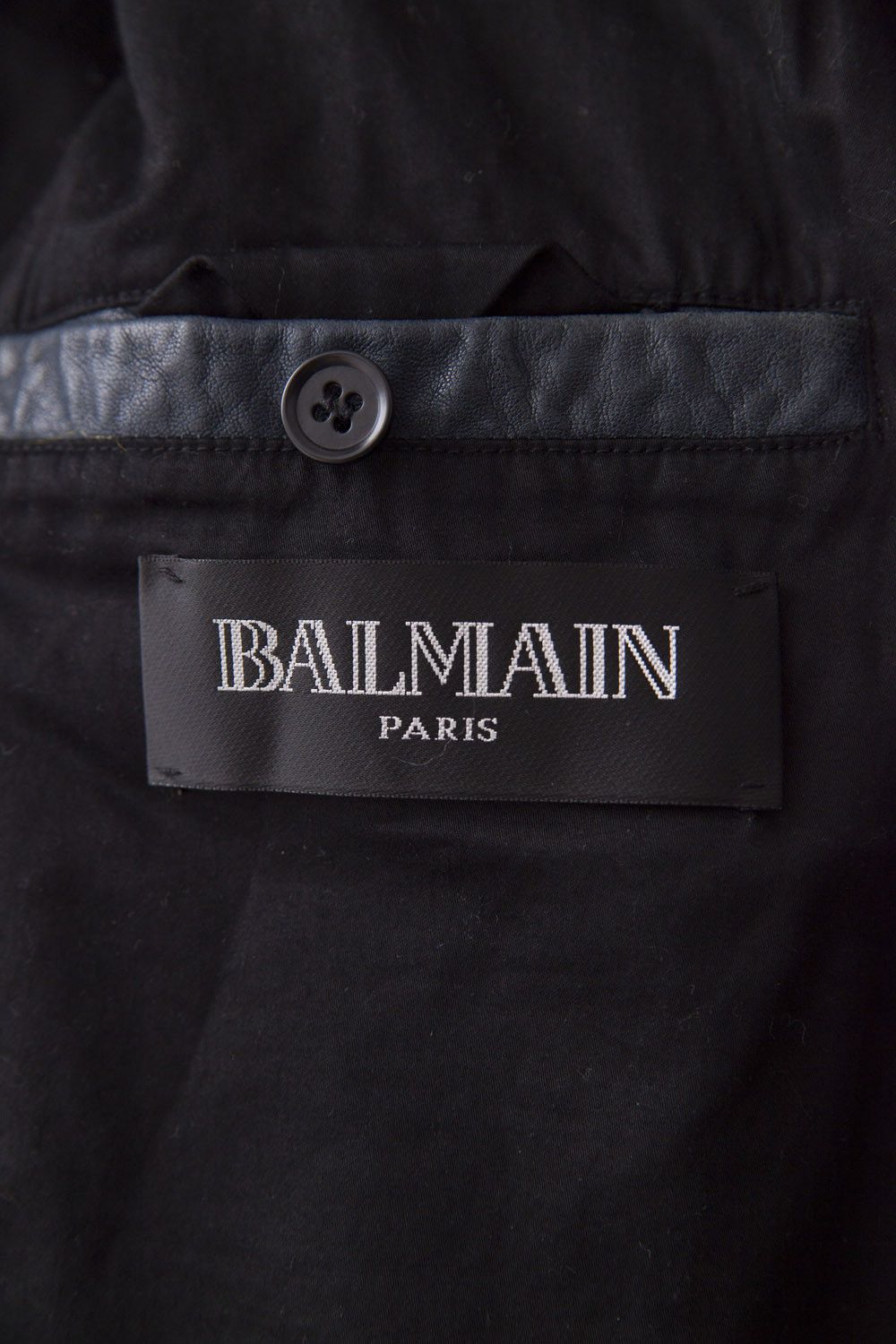 Balmain SS14 blue biker leather jacket Size US M / EU 48-50 / 2 - 8 Thumbnail