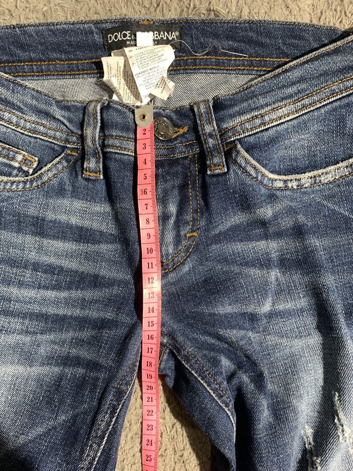 Dolce & Gabbana DOLCE GABBANA GRILY JEANS PANTS WOMAN Size 35" - 14 Thumbnail