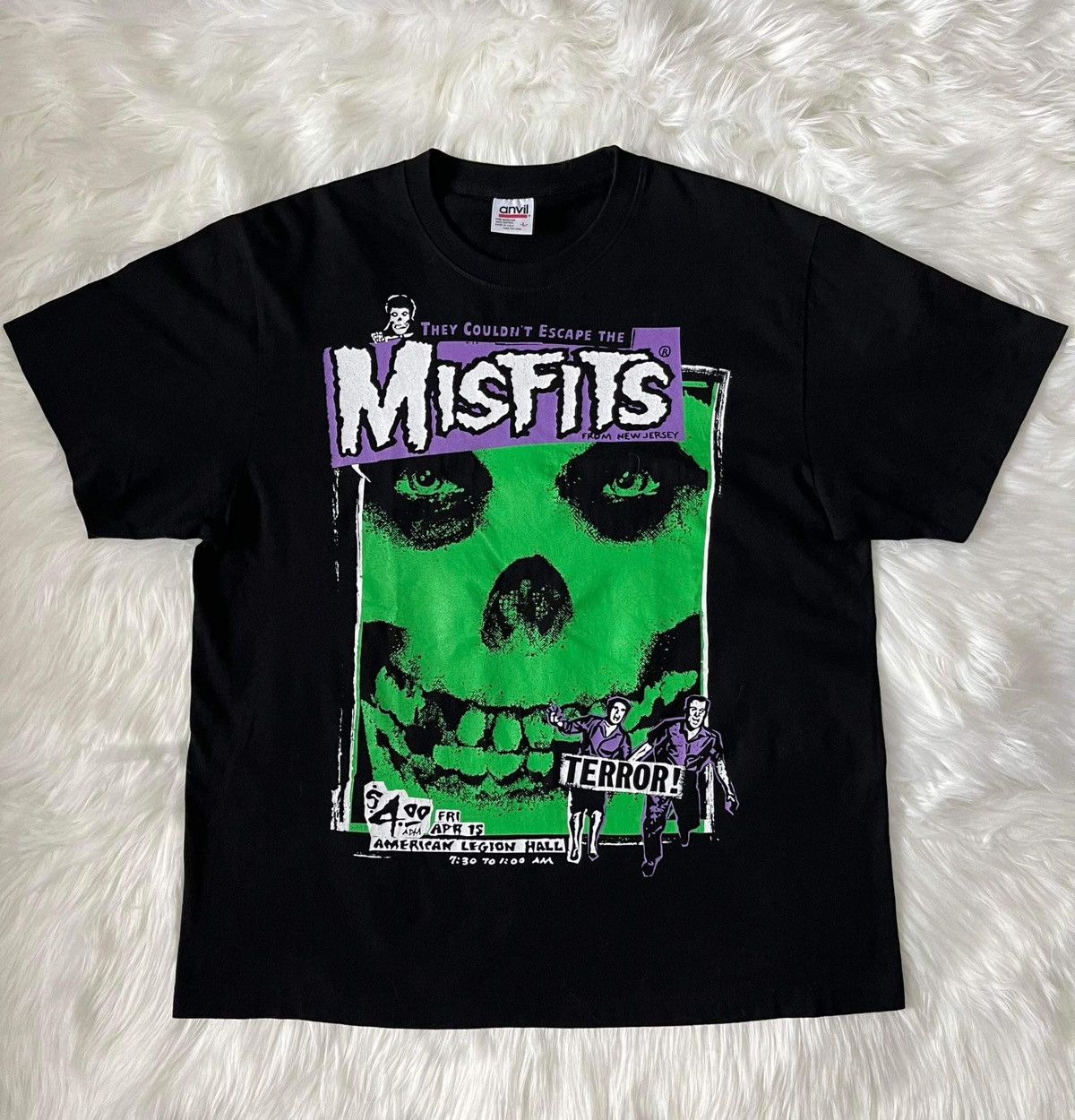 1990 Misfits Vintage Promo Band Punk Tee Shirt
