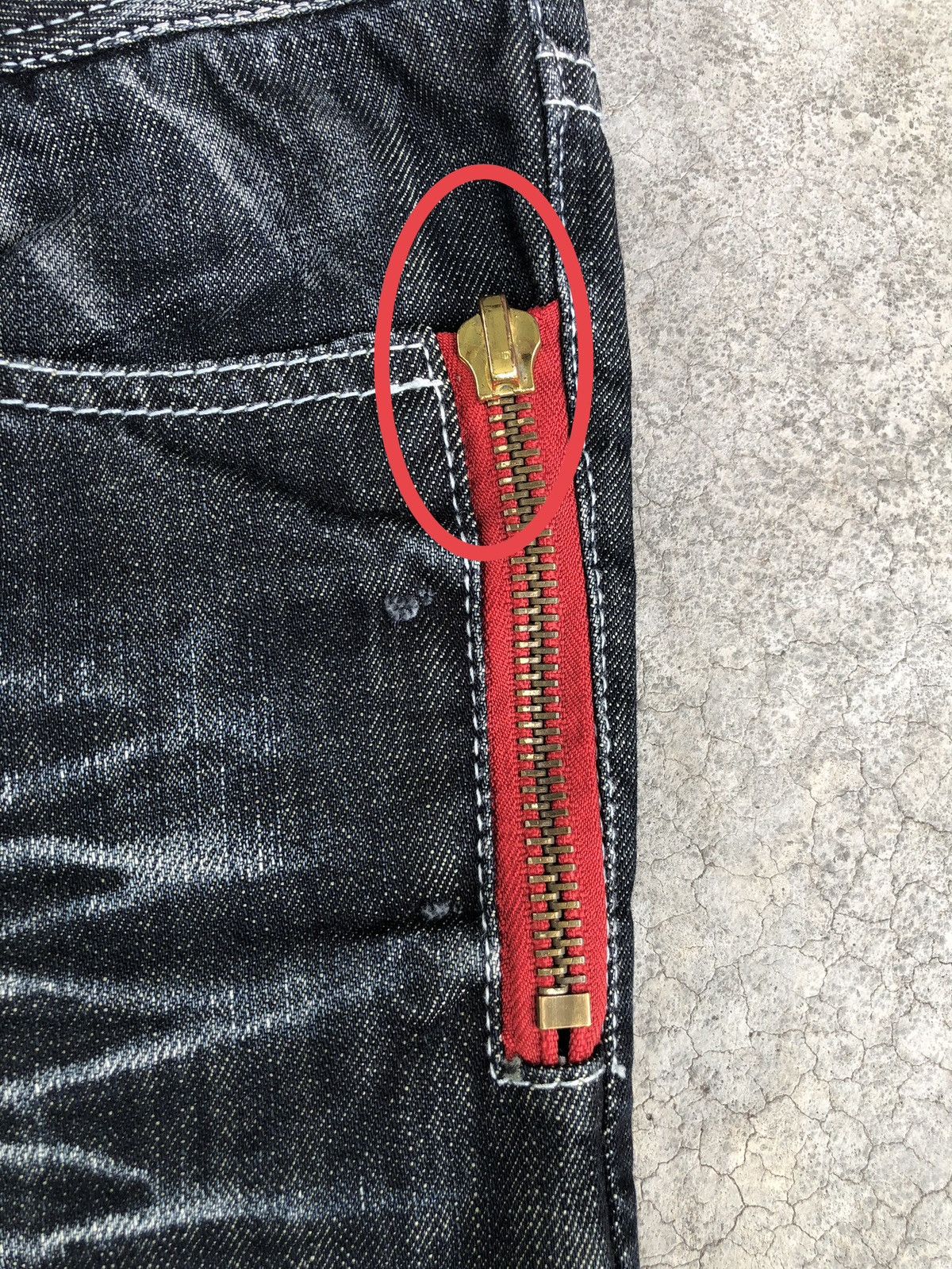 If Six Was Nine Semantic Design Flared Jeans Distressed Jeans Size US 32 / EU 48 - 14 Thumbnail