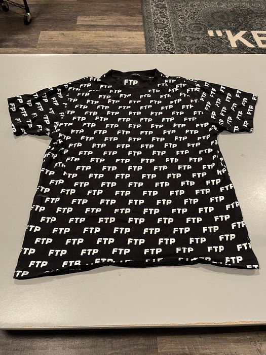 Fuck The Population FuckThePopulation FTP All Over Logo Tee Shirt