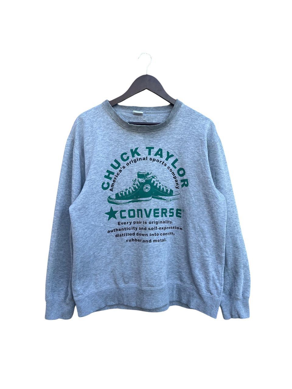 Converse Vintage Converse Chuck Taylor Crewneck Sweatshirt Size US L / EU 52-54 / 3 - 1 Thumbnail