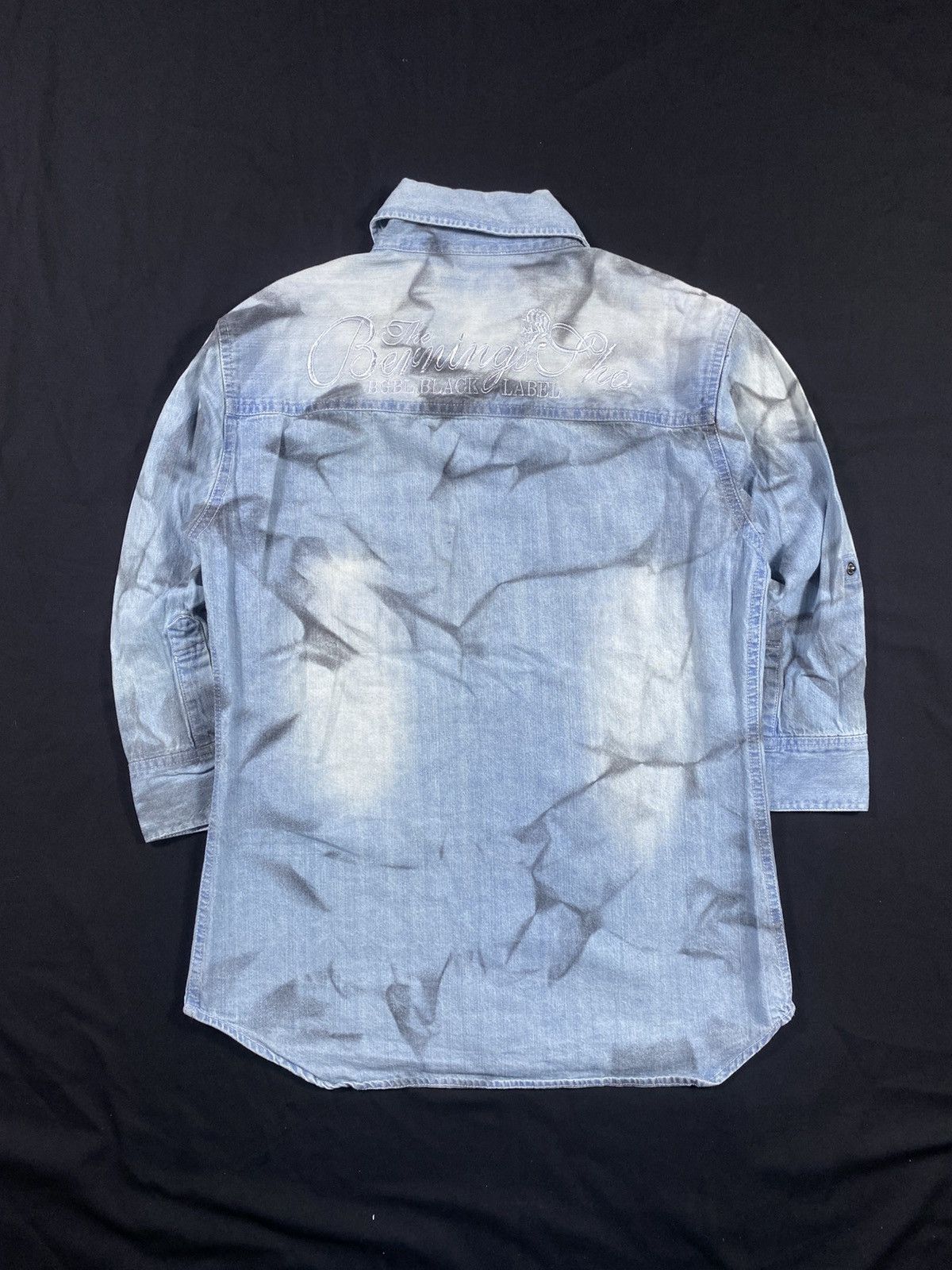 BUFFALO BOBS Japanese Berning Sho sick Smoke Button up shirt Size US M / EU 48-50 / 2 - 3 Thumbnail