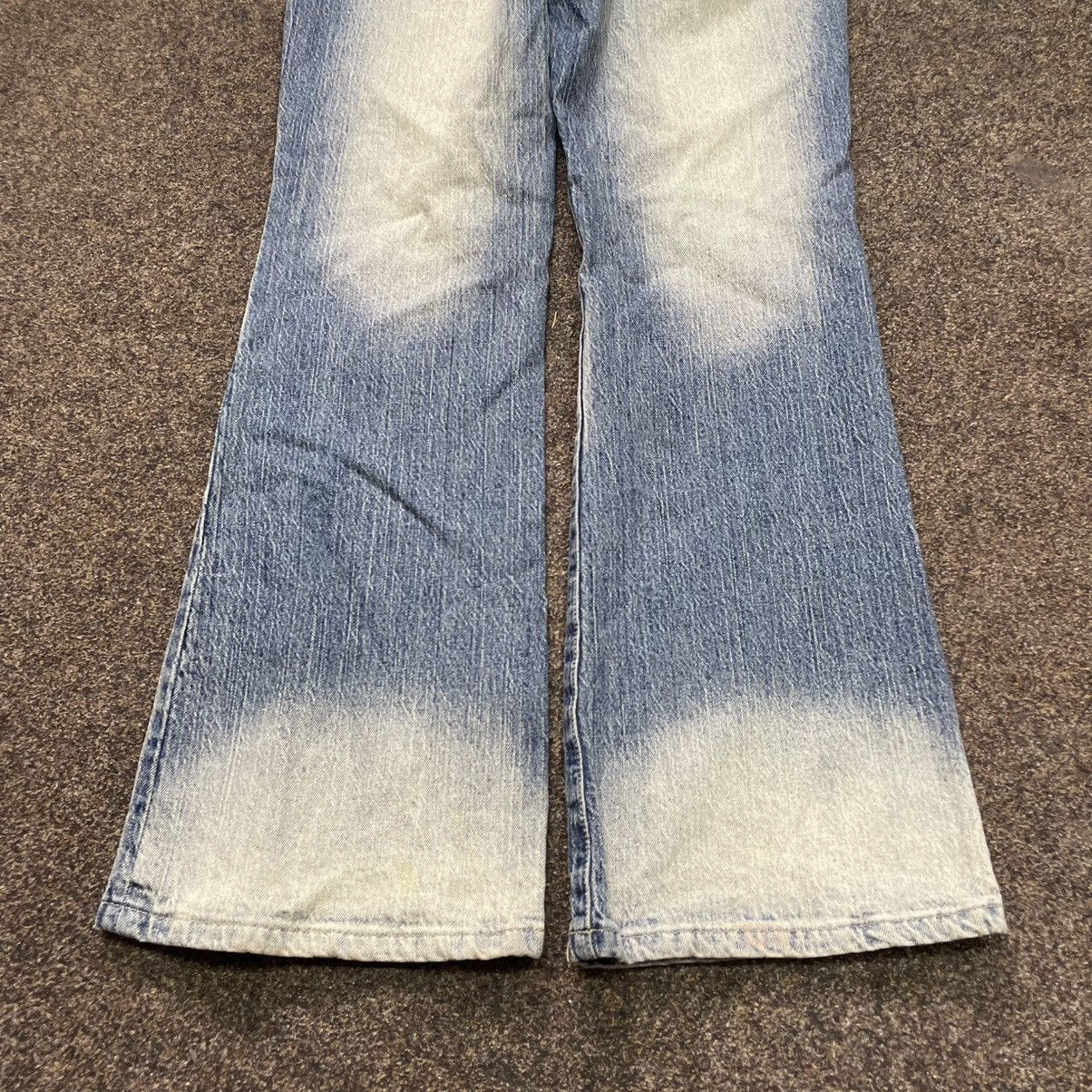 Vintage Vintage Y2K Distressed Flared Jeans Grunge 90s Archive Slim Size 34" / US 12 / IT 48 - 4 Thumbnail