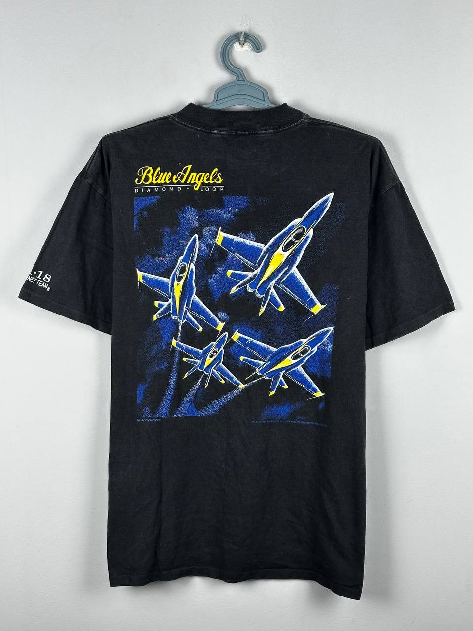 Vintage Vintage Oneita 90’s Air Force USA T-Shirt Single Stitch Size US XL / EU 56 / 4 - 10 Thumbnail