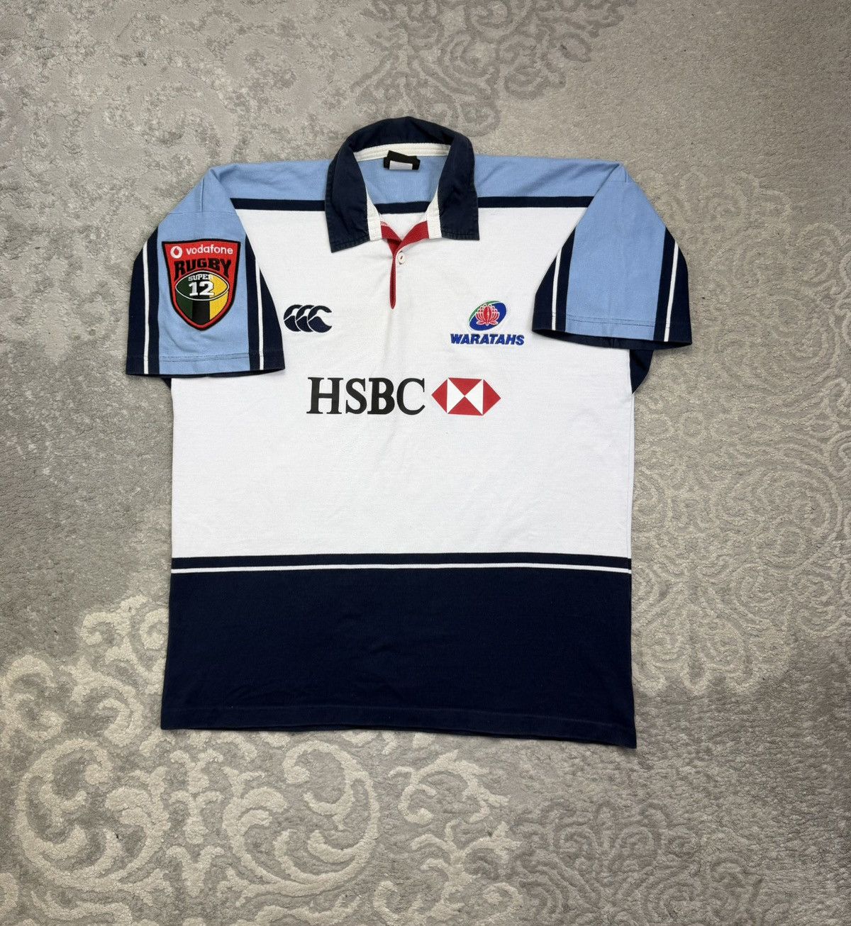 Canterbury of New Zealand Jersey Canterbury NSW Waratahs 2002 Rugby Away Jersey Size US XL / EU 56 / 4 - 1 Thumbnail