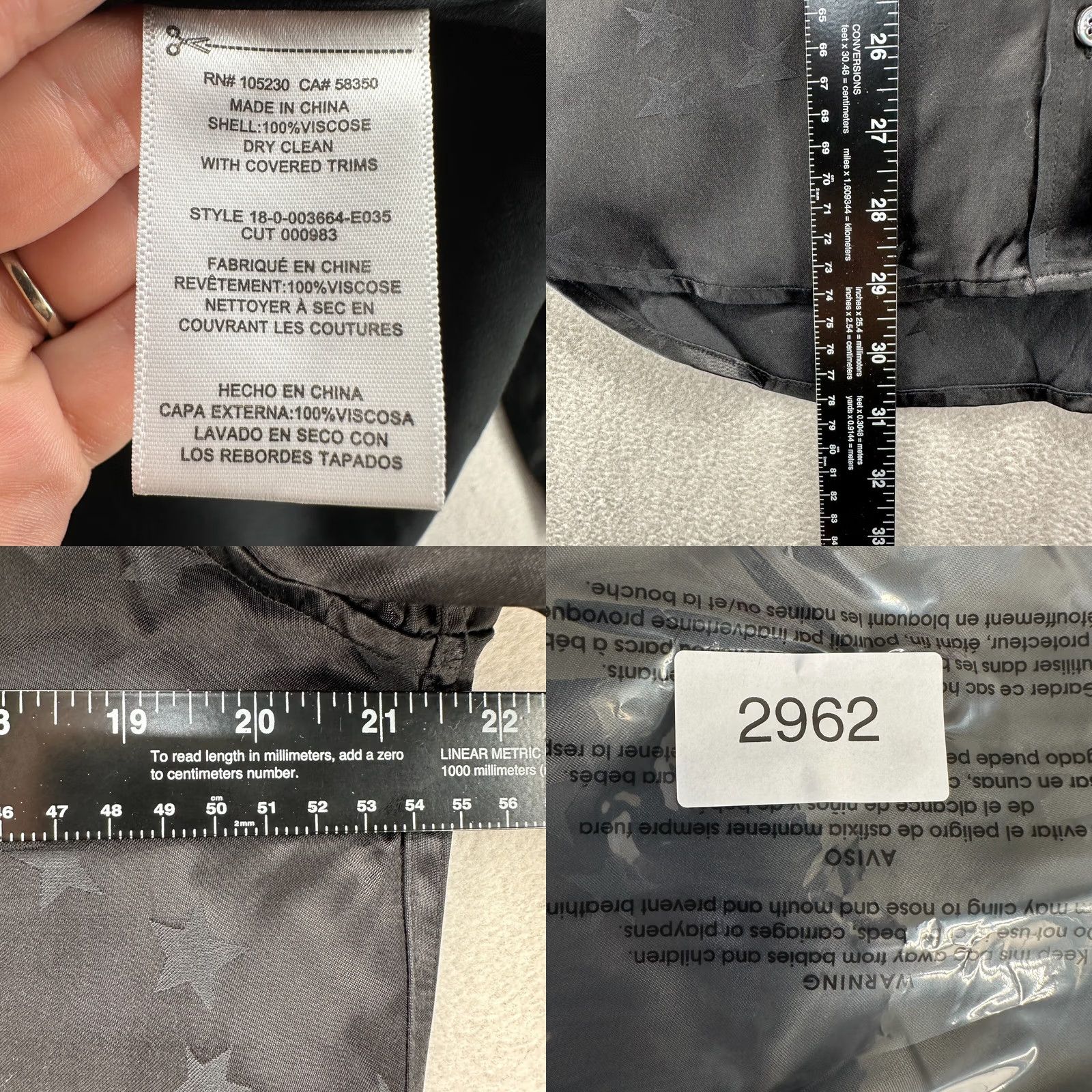 Equipment Equipment Button-Up Shirt Women Silk Stars Black M Size M / US 6-8 / IT 42-44 - 8 Thumbnail